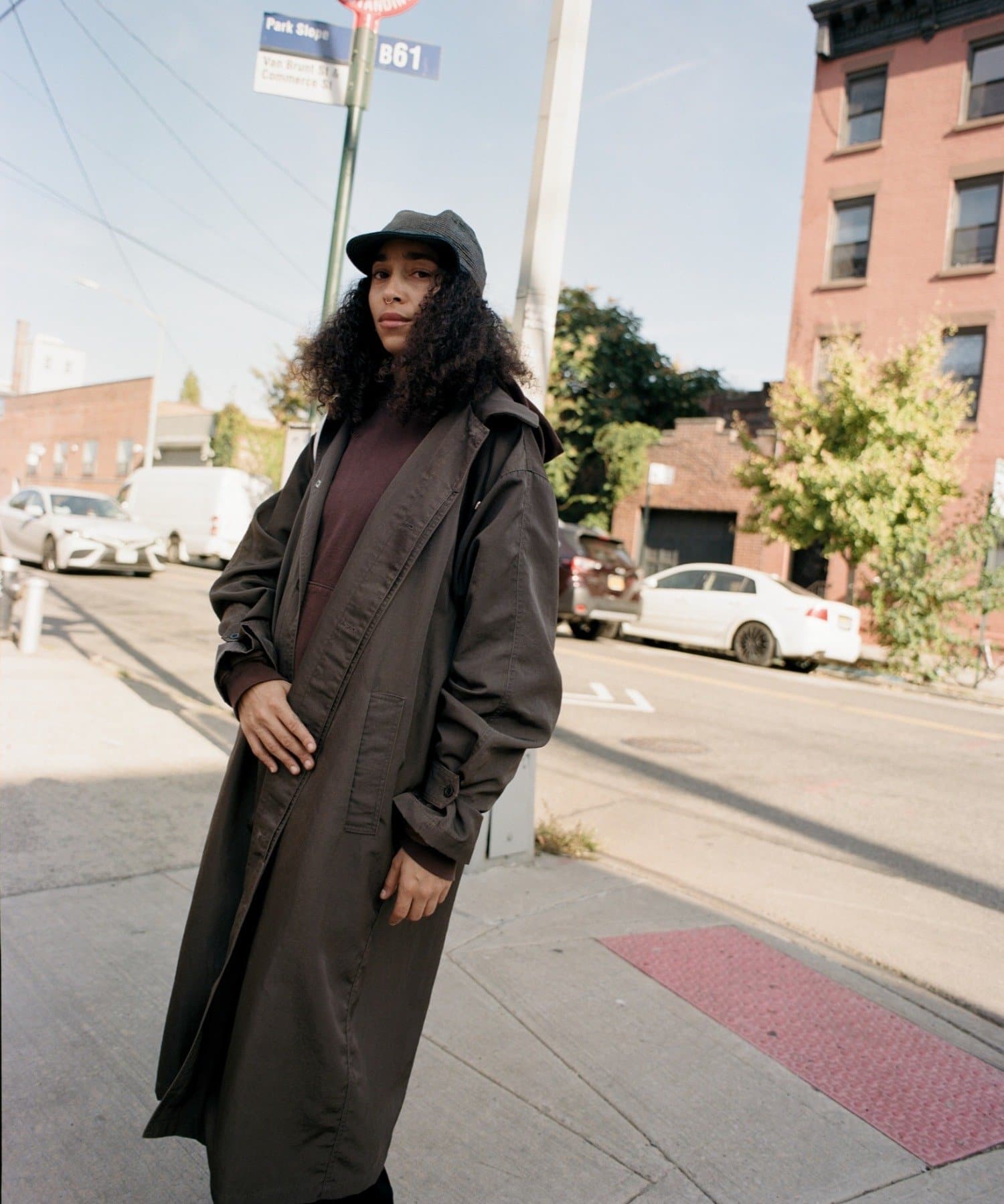 Pasterip(パセリ) Washed Nylon High density coat