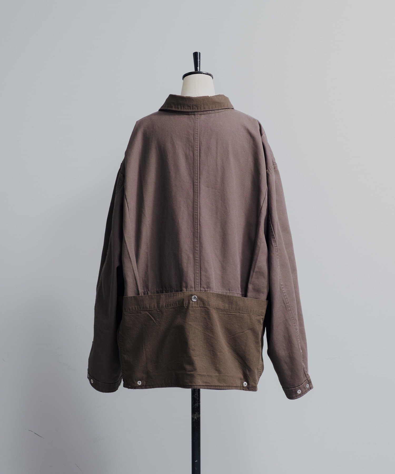 Pasterip(パセリ) Washed reversible hunting jacket