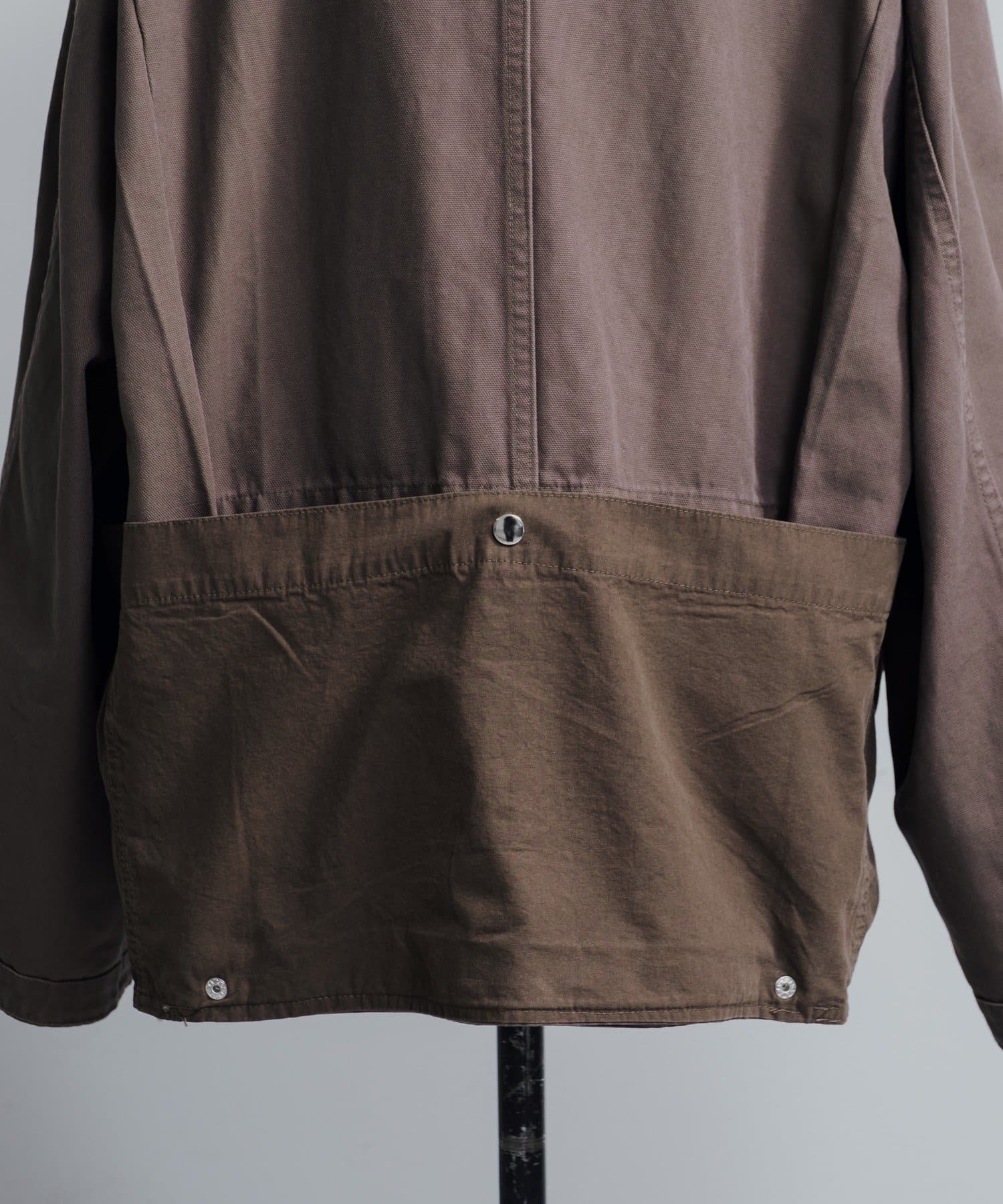 Pasterip(パセリ) Washed reversible hunting jacket
