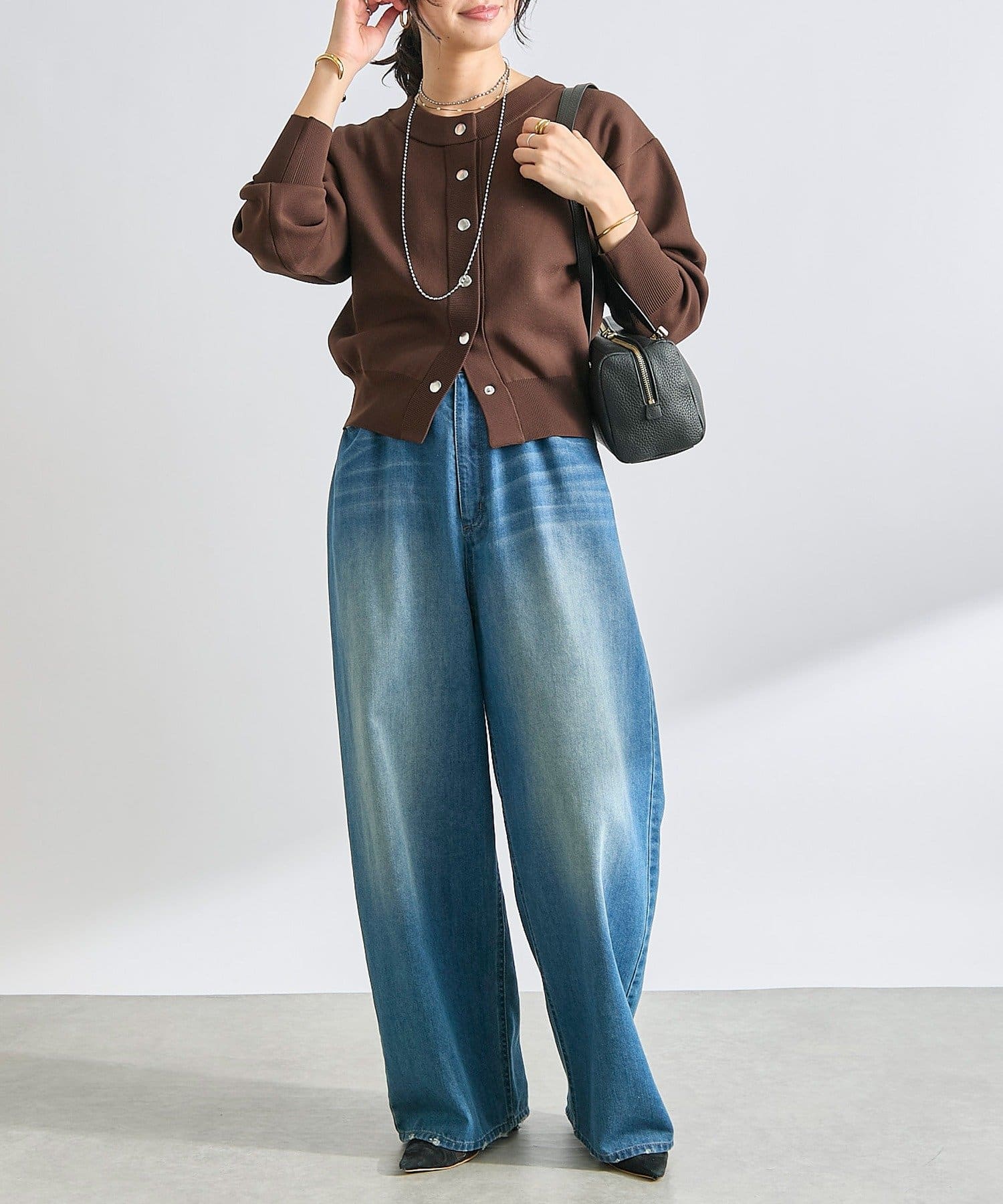 RIVE DROITE】ダブルフェイスニットブルゾン | OUTLET(アウトレット