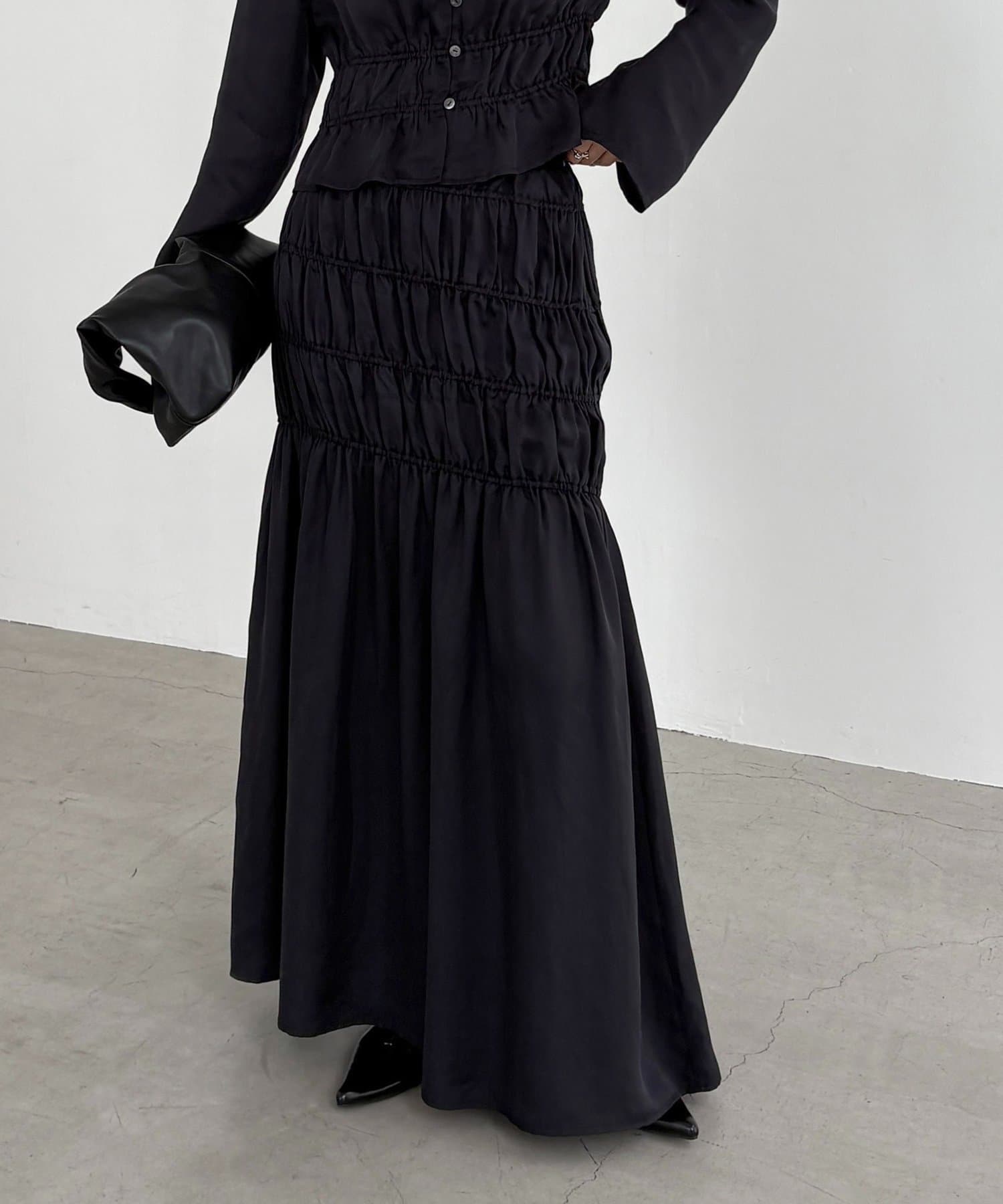 OUTLET(アウトレット) 【CAPRICIEUX LE'MAGE】WASHキュプラスカート