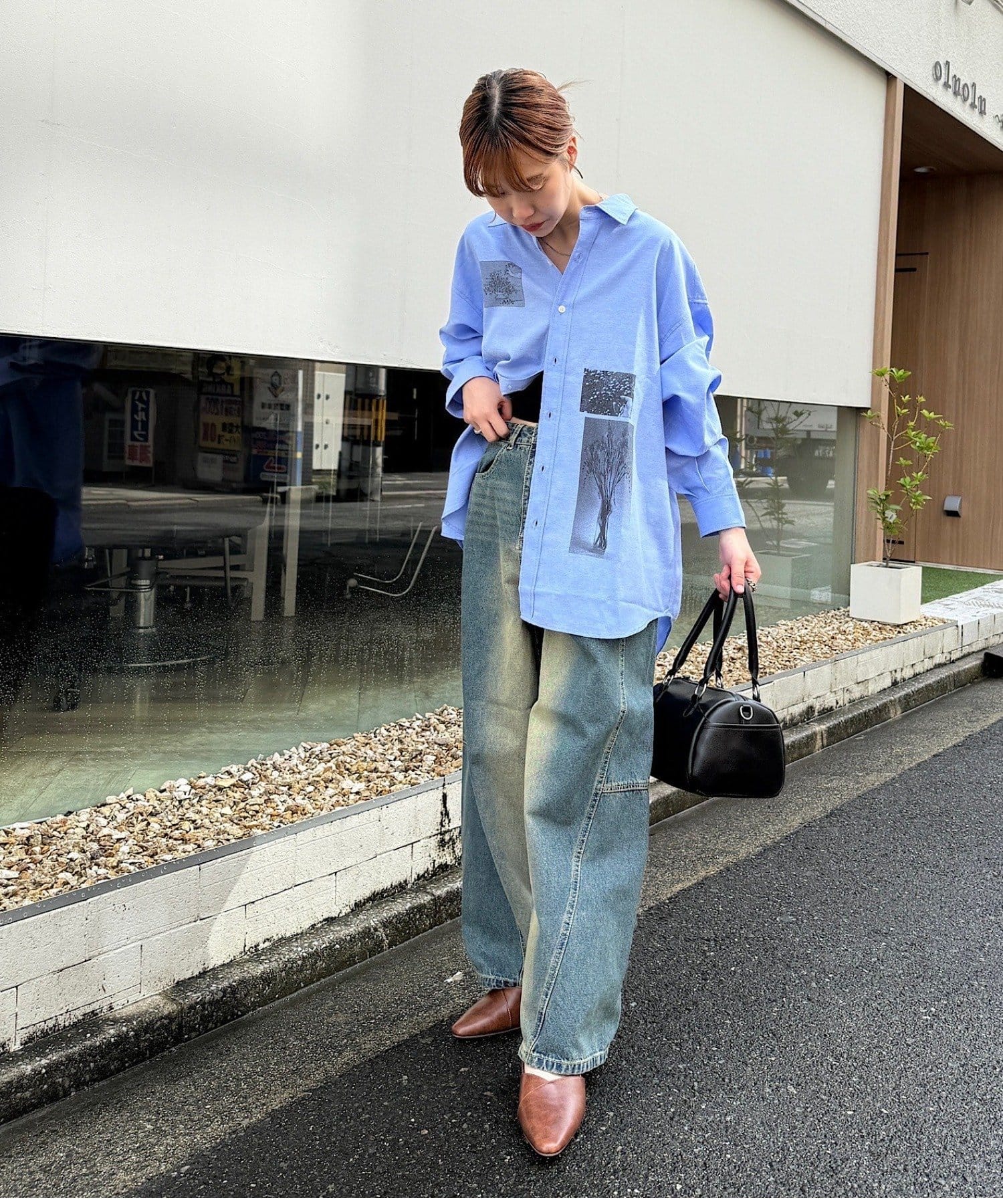Kastane】【WHIMSIC】グラフィックプリントシャツ | OUTLET