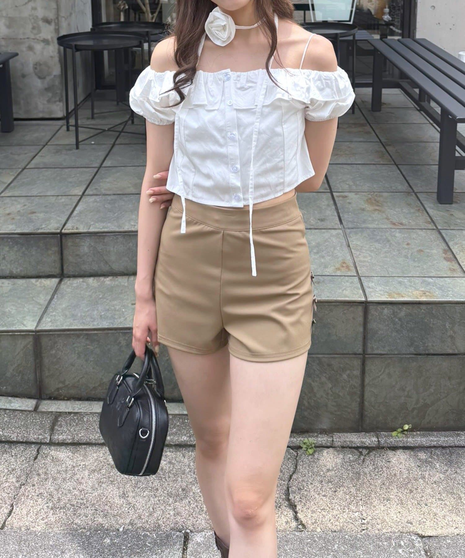 mystic】[mline]ローズチョーカーブラウス | OUTLET(アウトレット