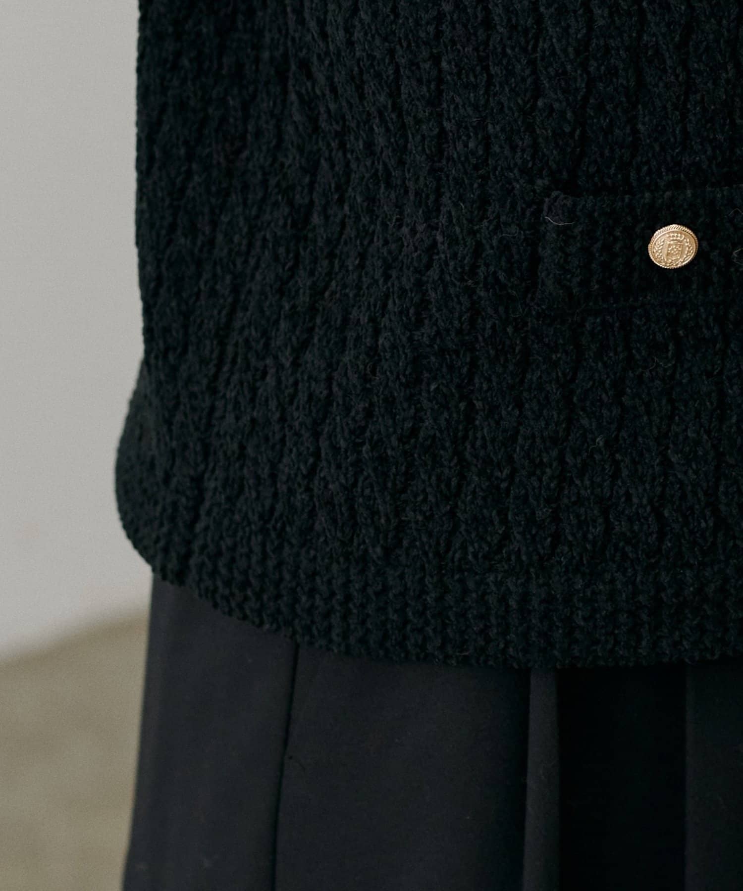 NICE CLAUP / OLIVE des OLIVE OUTLET(ナイスクラップ  / オリーブ デ オリーブ アウトレット) 【LARUTA】モールクルーニットベスト