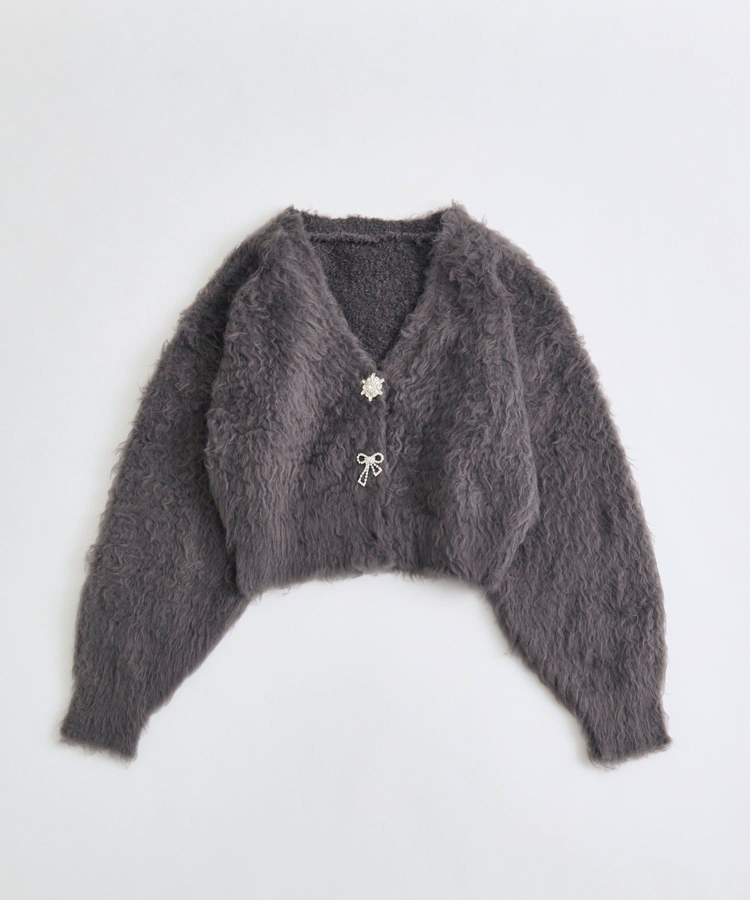 OLIVE des OLIVE(オリーブ デ オリーブ) snow short cardigan