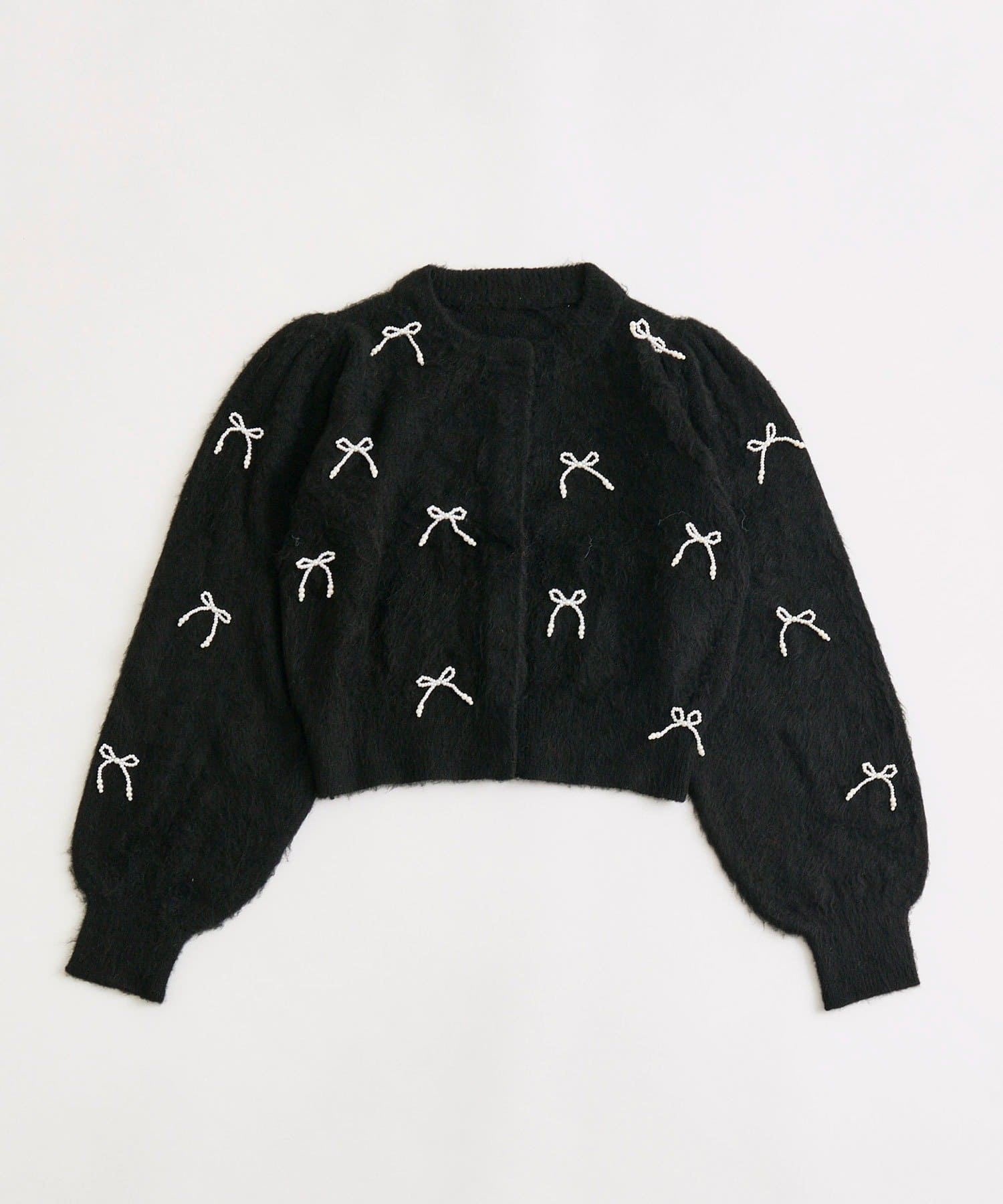 OLIVE des OLIVE(オリーブ デ オリーブ) 【TwinkleCollection】リボンニット