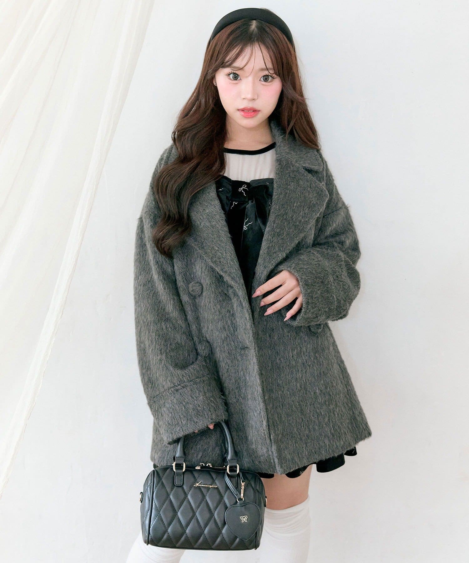 OLIVE des OLIVE(オリーブ デ オリーブ) 【TwinkleCollection】シャギーコート