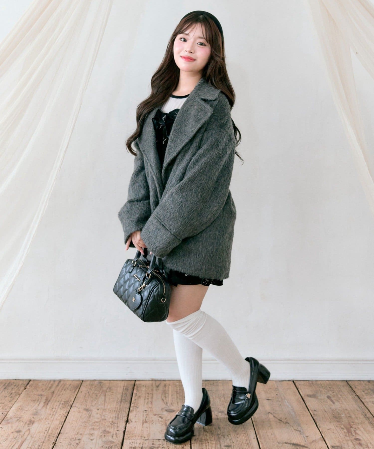 OLIVE des OLIVE(オリーブ デ オリーブ) 【TwinkleCollection】シャギーコート