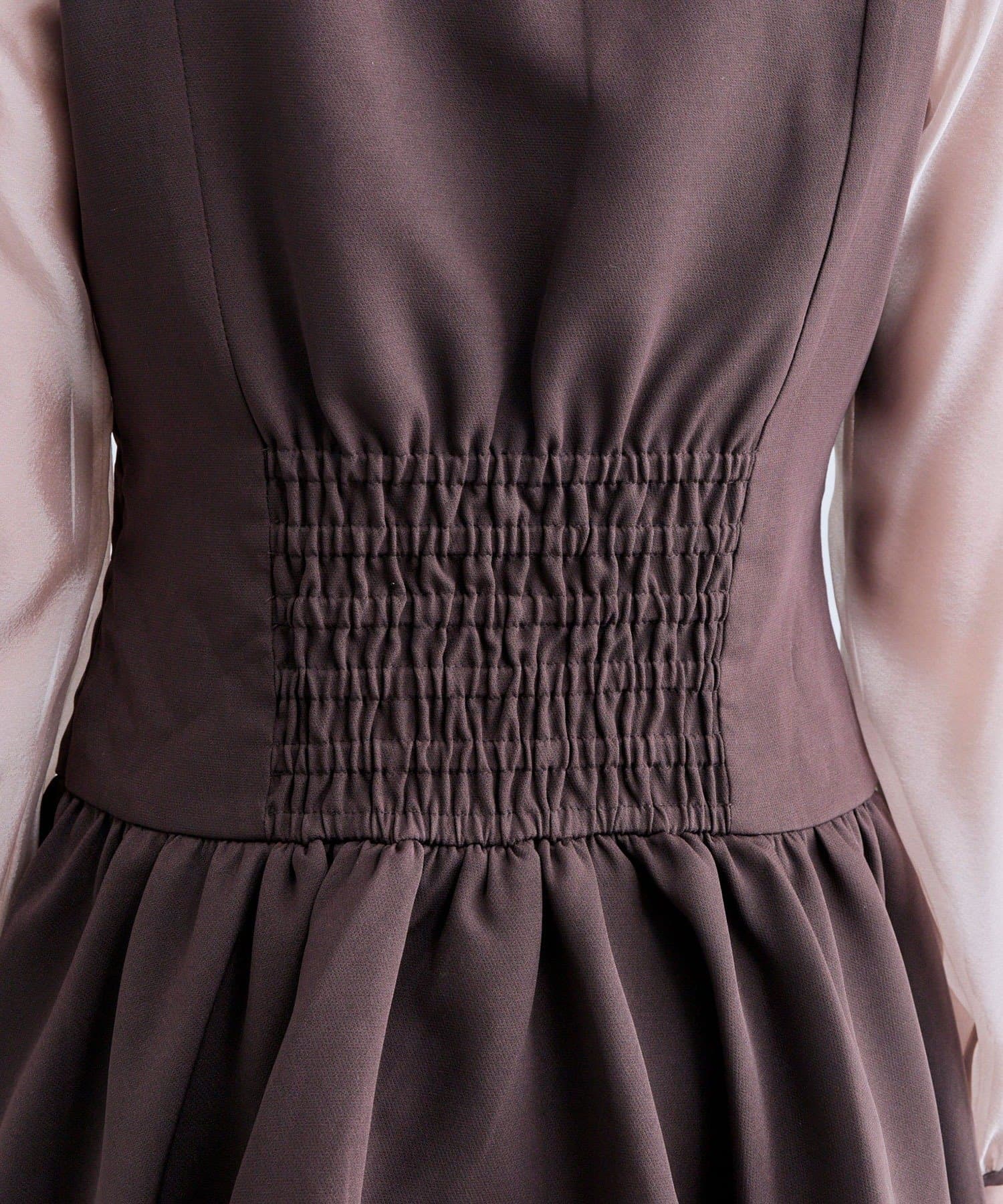 OLIVE des OLIVE(オリーブ デ オリーブ) 【TwinkleCollection】リボンミニワンピース