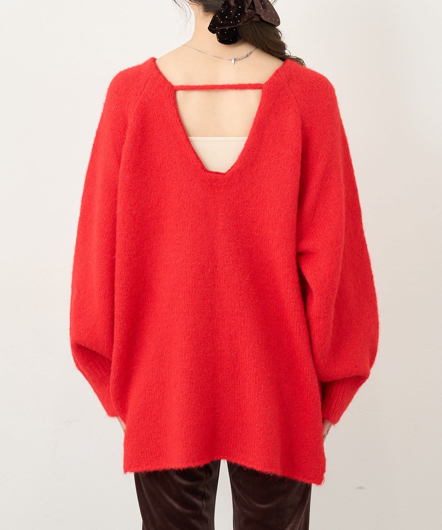 Kastane(カスタネ) 【5色展開/前後2WAY】B ニットオーバーカーディガン