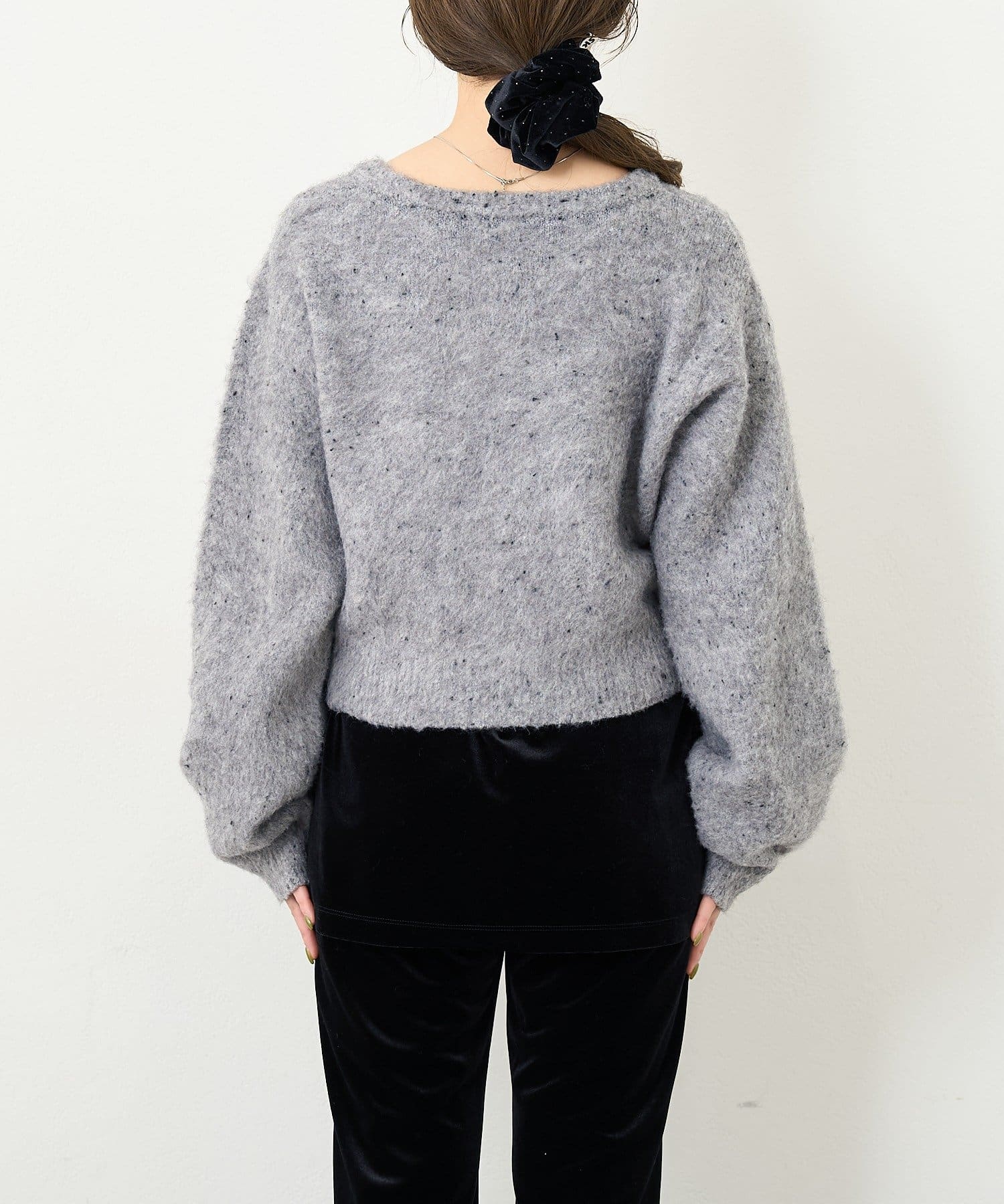 Kastane(カスタネ) B ネップニットカーディガン