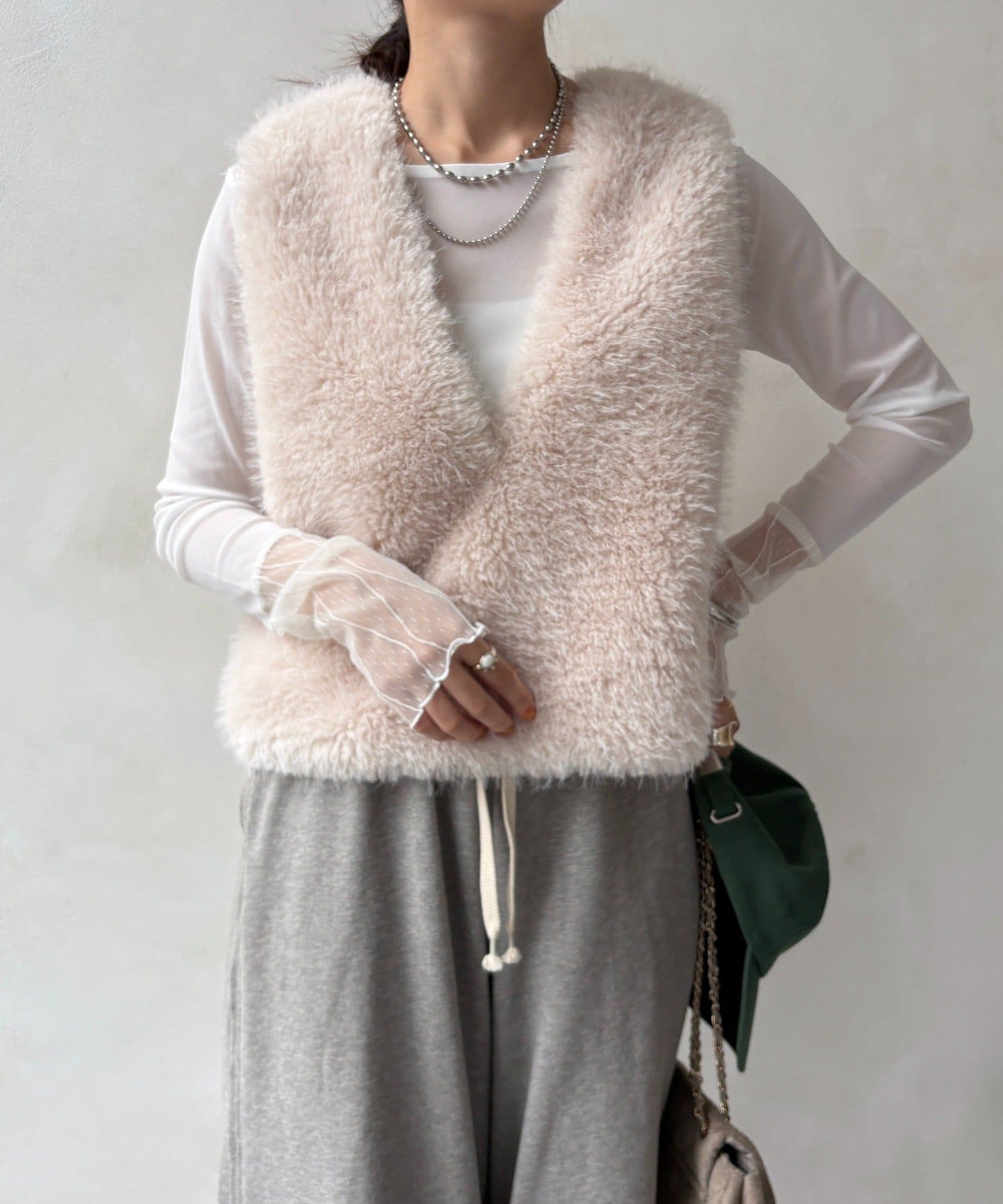 DOUDOU(ドゥドゥ) レースチュール切替シアーTEE