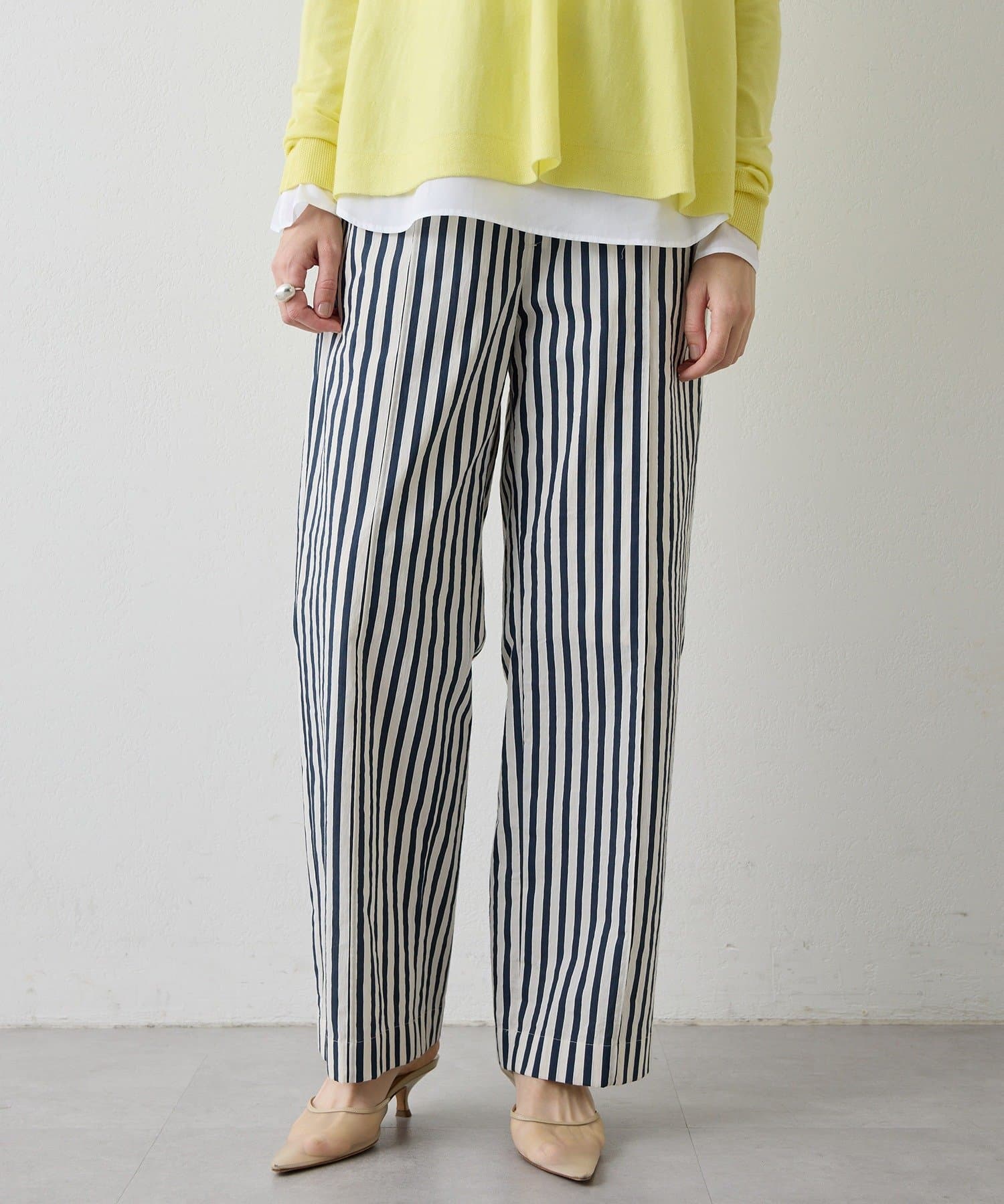 Drawing Numbers(ドローイングナンバーズ) 《セットアップ対応可》ドビーストライプパジャマパンツ