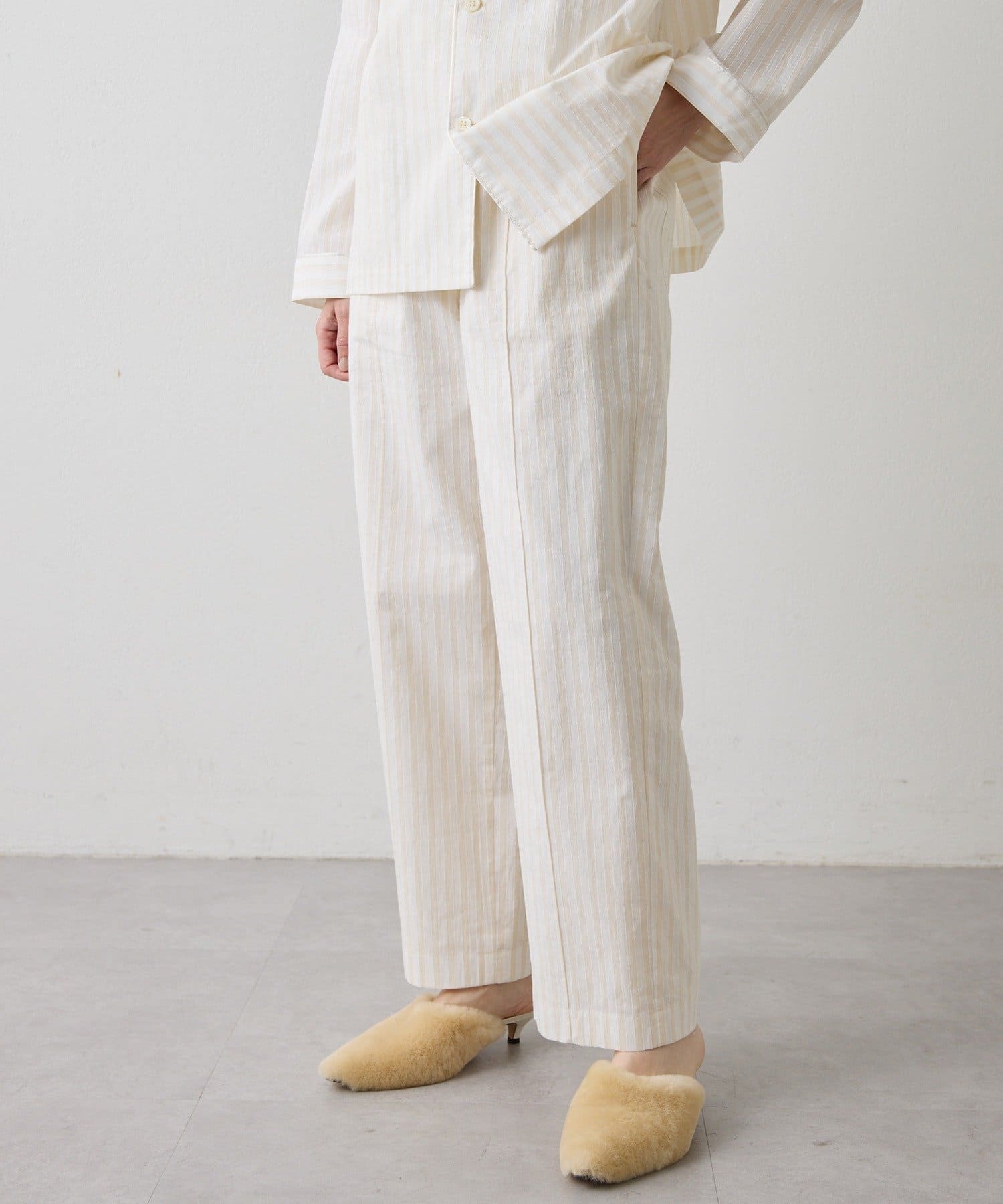 Drawing Numbers(ドローイングナンバーズ) 《セットアップ対応可》ドビーストライプパジャマパンツ