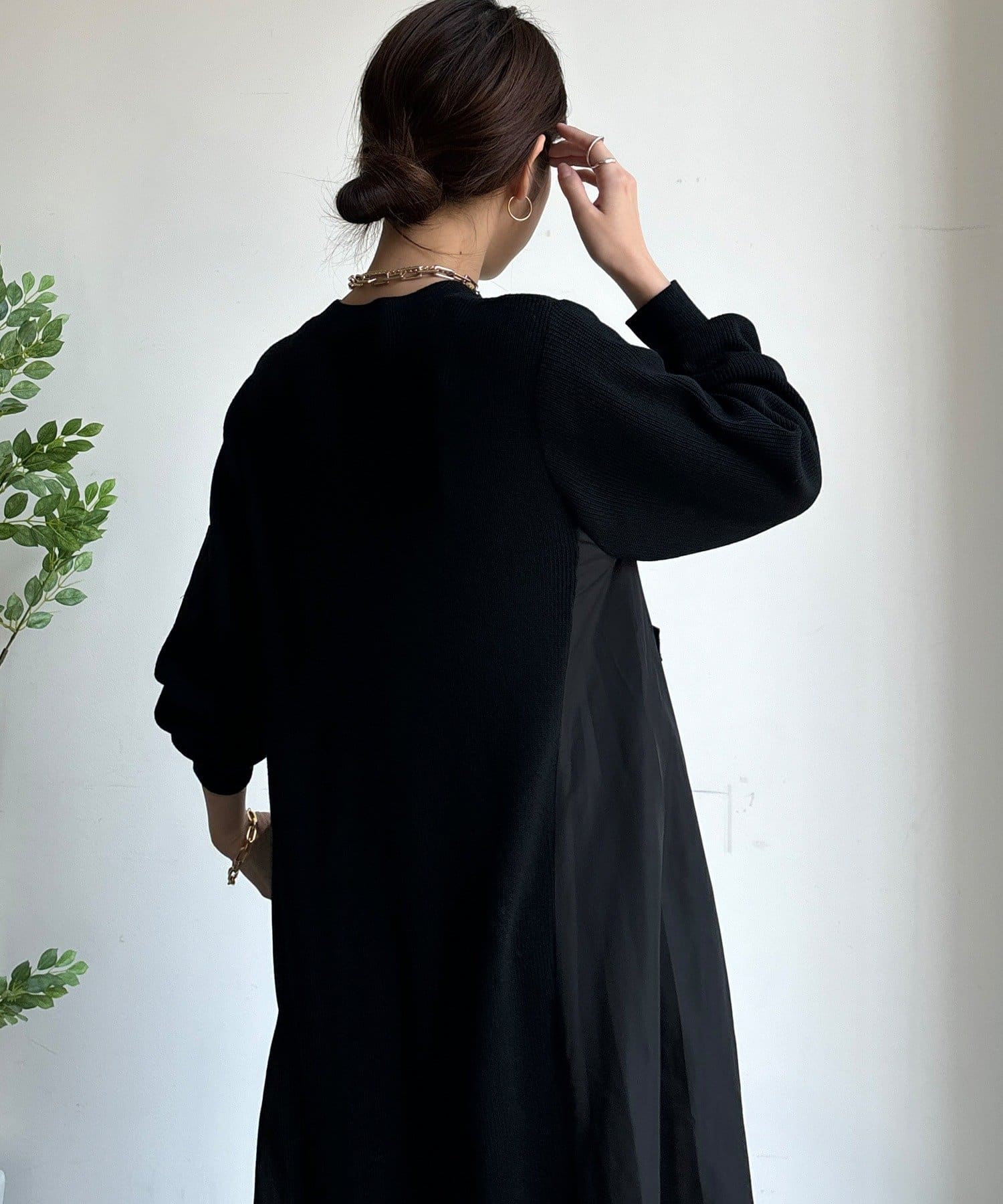 DOUDOU(ドゥドゥ) 【WEB限定】ミリタリー風ドッキングワンピース