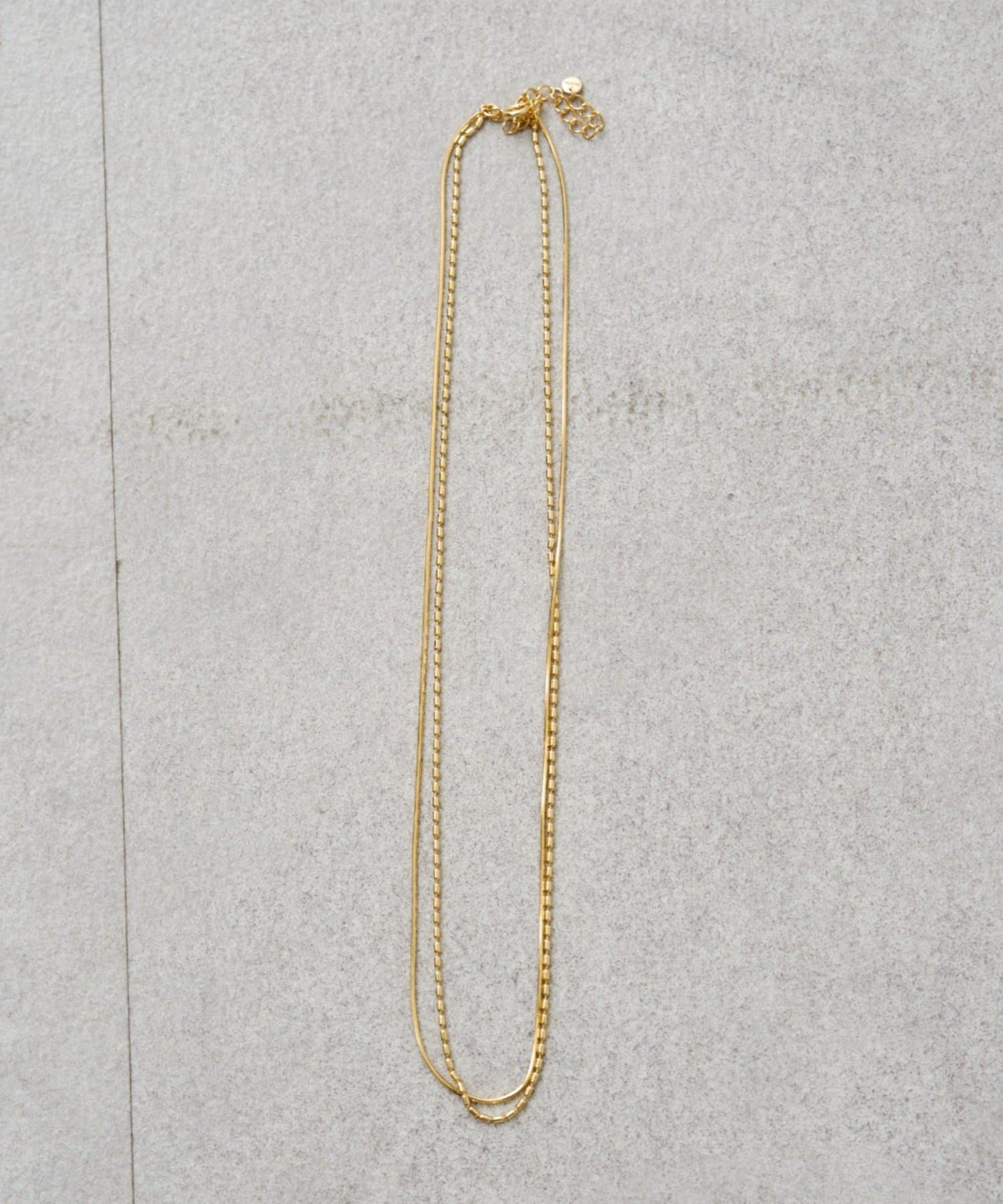 LOUNGEDRESS(ラウンジドレス) 《金属アレルギー対応/silver925》【GALENA/ガレナ】SV925ダブルネックレス