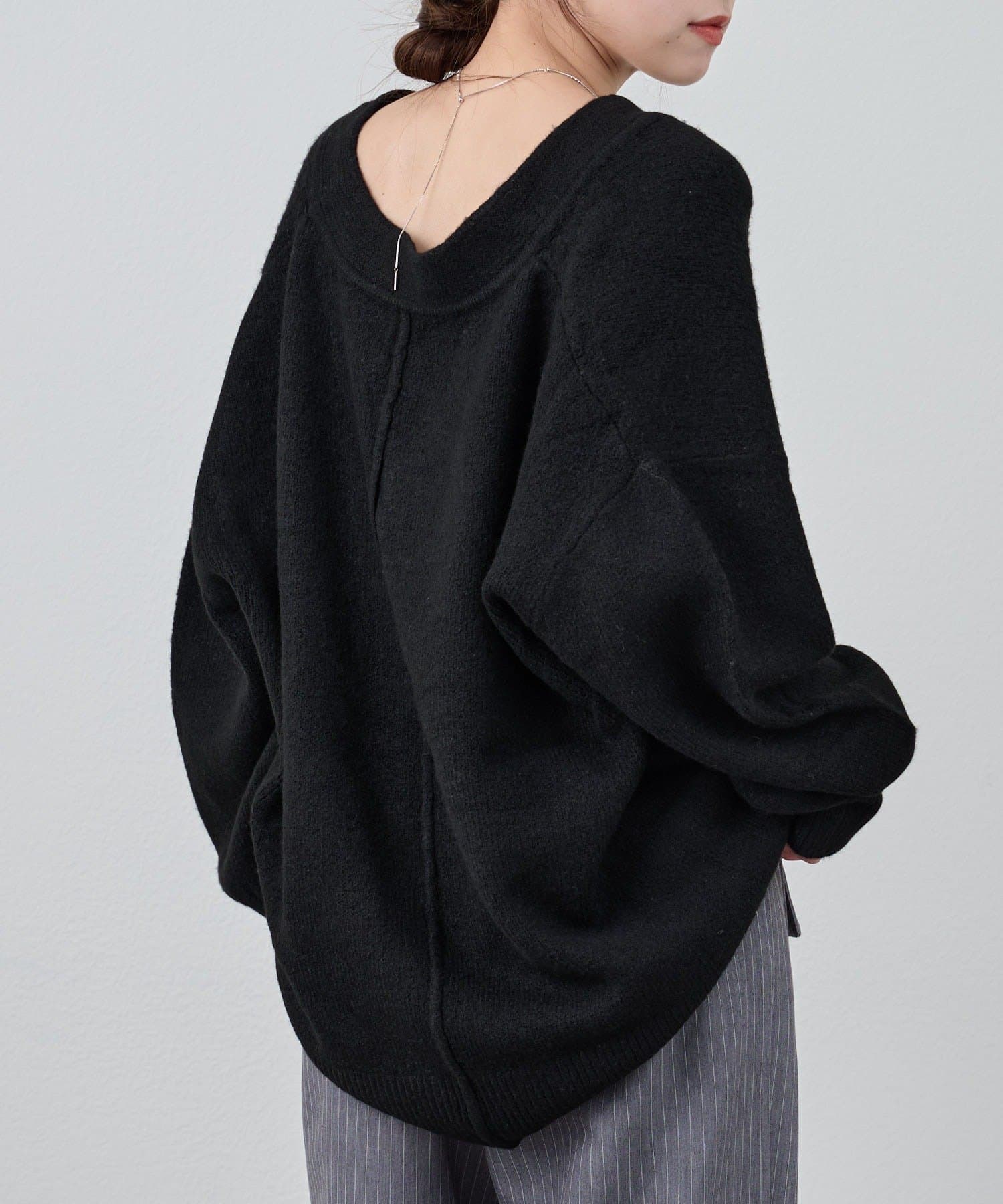 SHENERY(シーナリー) 【@kanako_ikiコラボカラー登場！】【予約アイテム人気NO.1】ウェーブネックニット