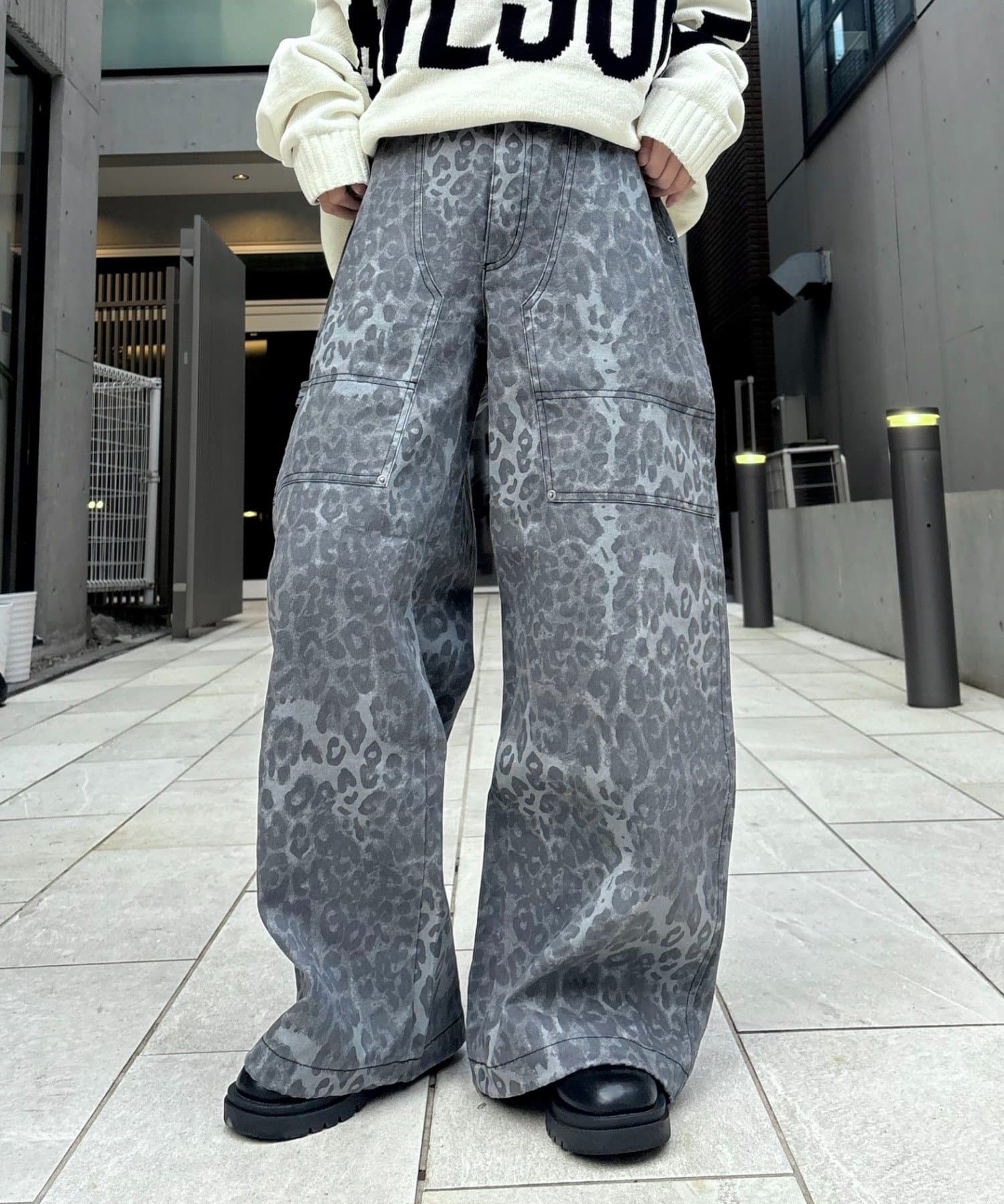 CIAOPANIC TYPY(チャオパニックティピー) 【UNISEX】アソート柄ブッシュパンツ