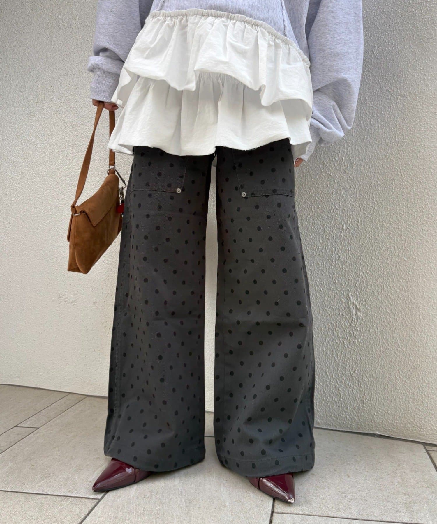 CIAOPANIC TYPY(チャオパニックティピー) 【UNISEX】アソート柄ブッシュパンツ