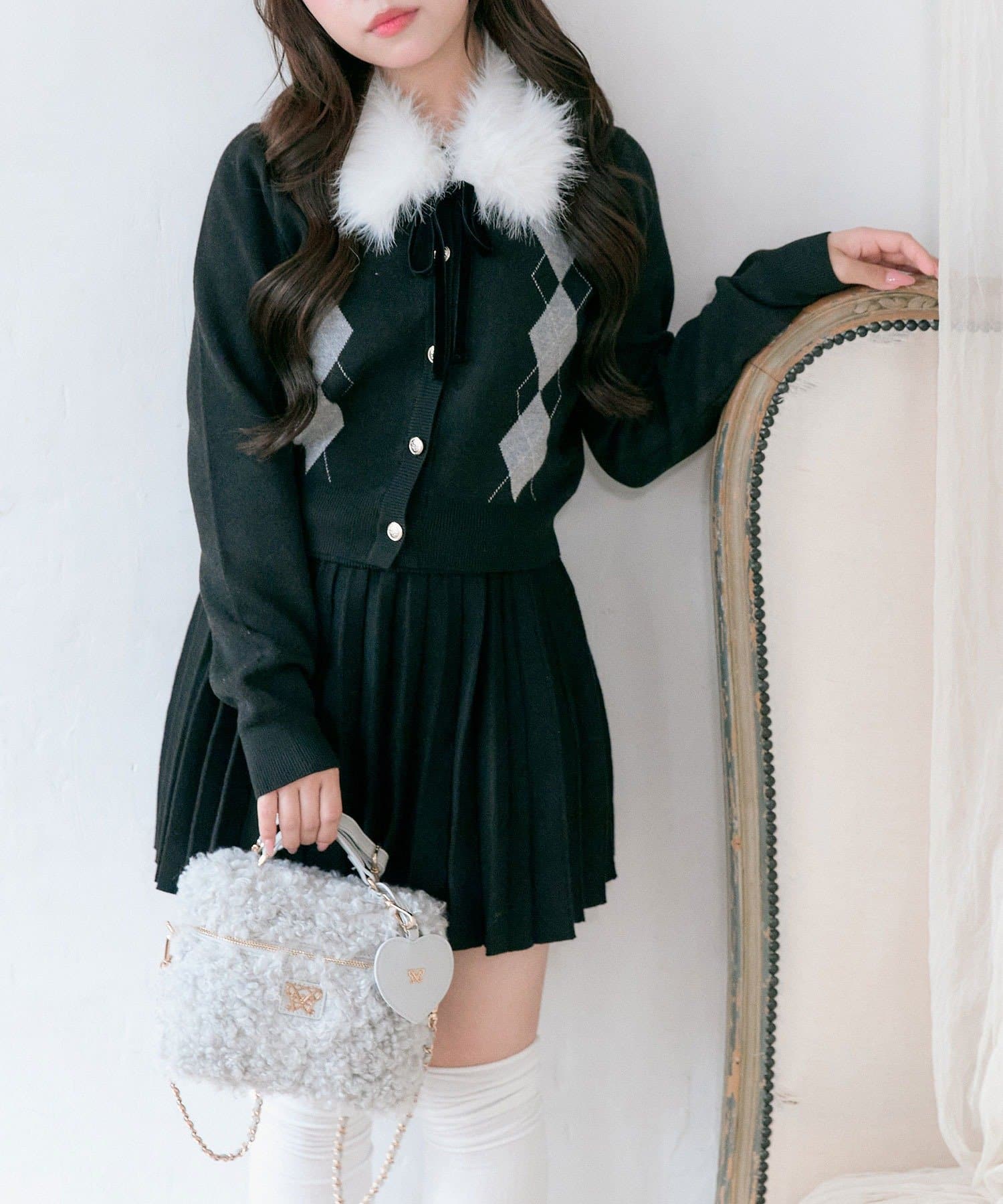 OLIVE des OLIVE(オリーブ デ オリーブ) 【TwinkleCollection】Aimerianejoieバニティーバッグ