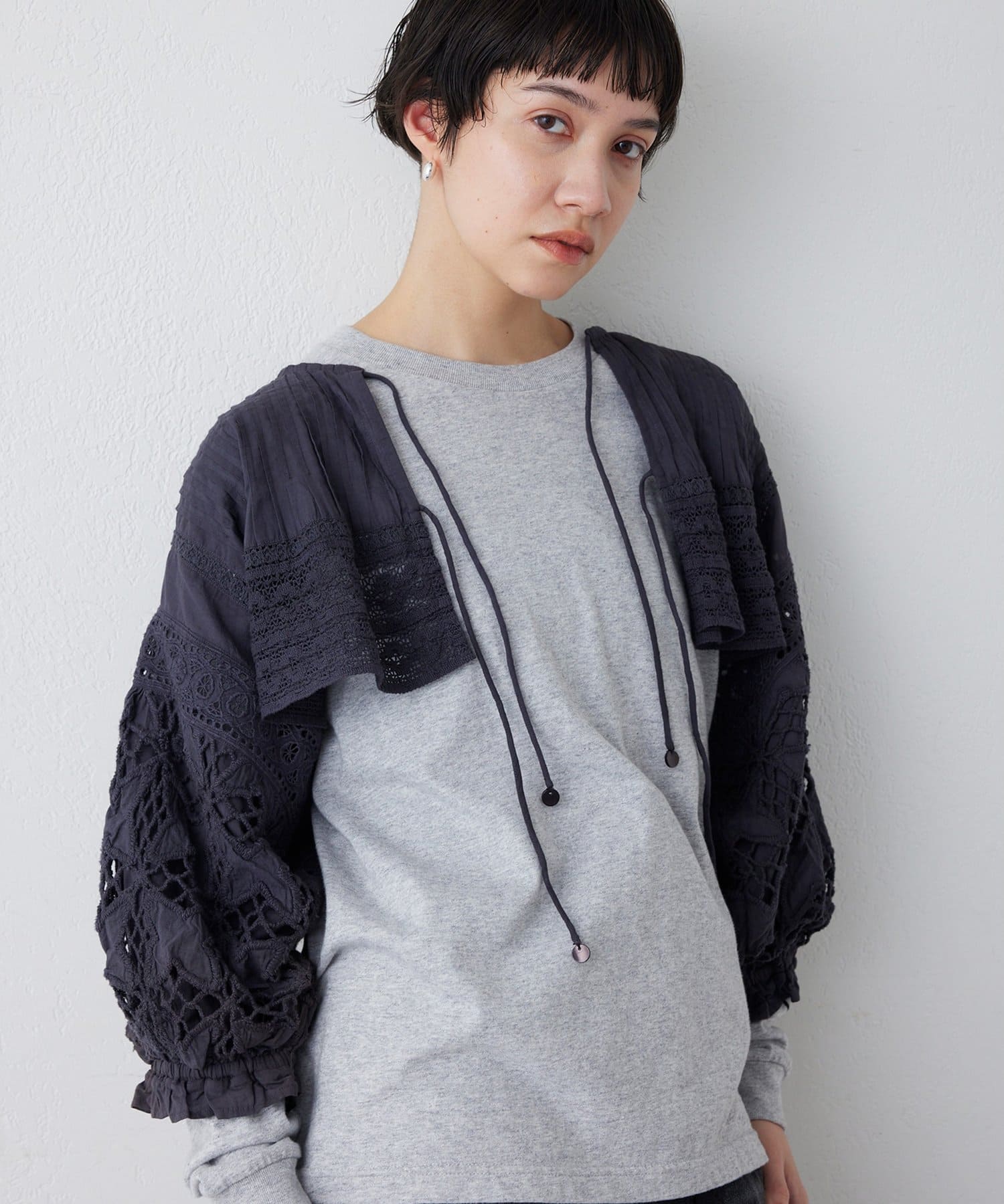 Whim Gazette(ウィム ガゼット) ボレロブラウス