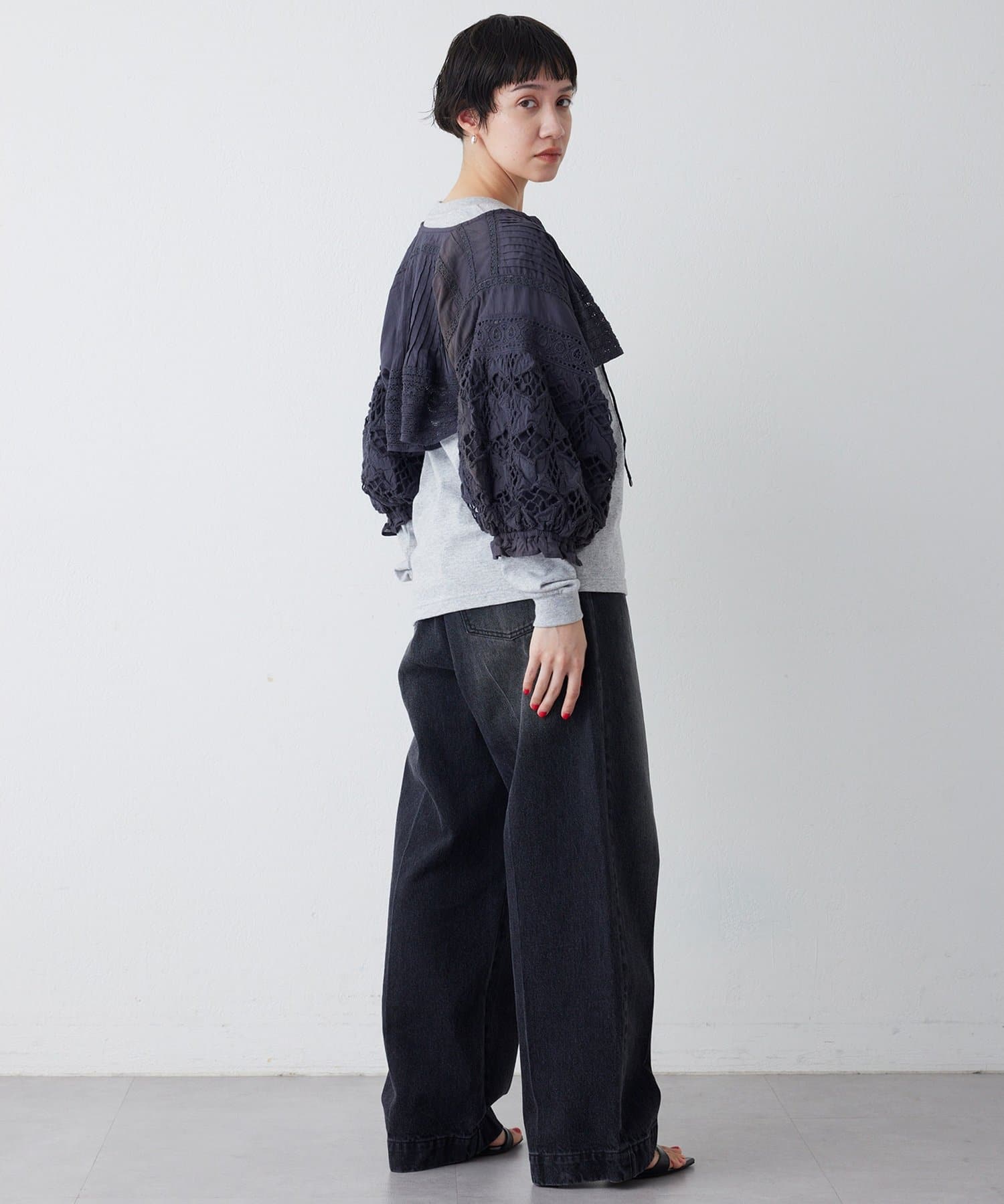 Whim Gazette(ウィム ガゼット) ボレロブラウス