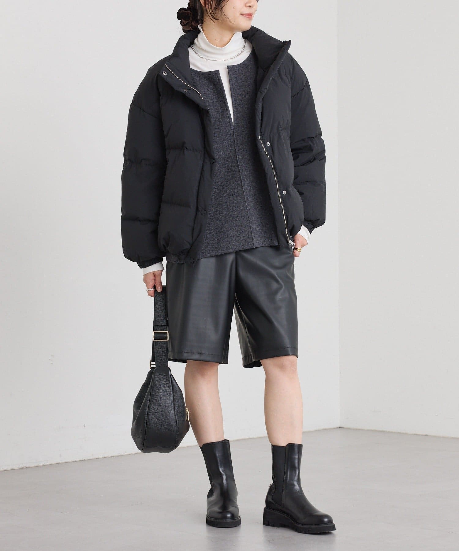 RIVE DROITE(リヴドロワ) 予約【抜け感◎】キーネッククッションニット