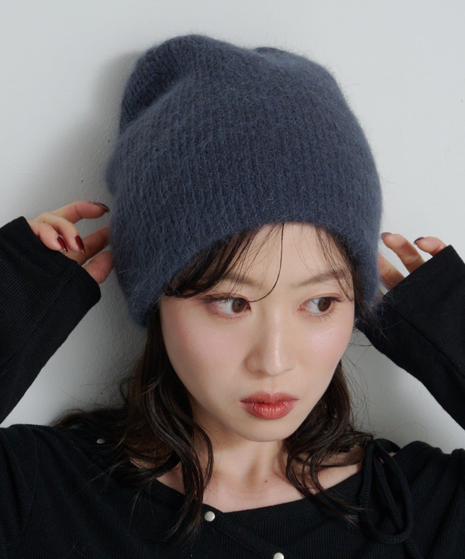 Kastane(カスタネ) 【10.16(木)12:00発売/4色展開】モヘアタックビーニー