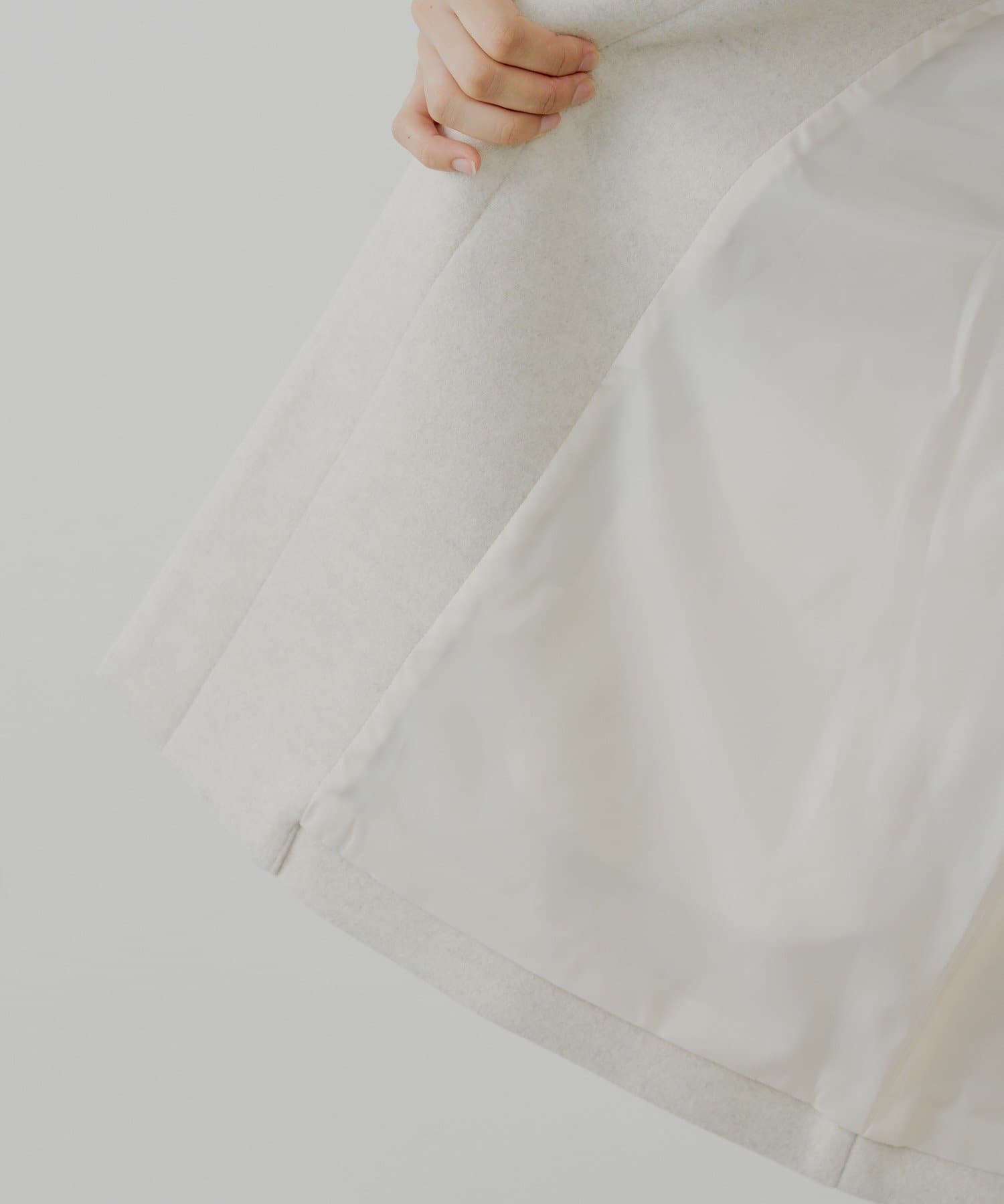 Chico(チコ) ファー付きフード襟マルチwayケープコート