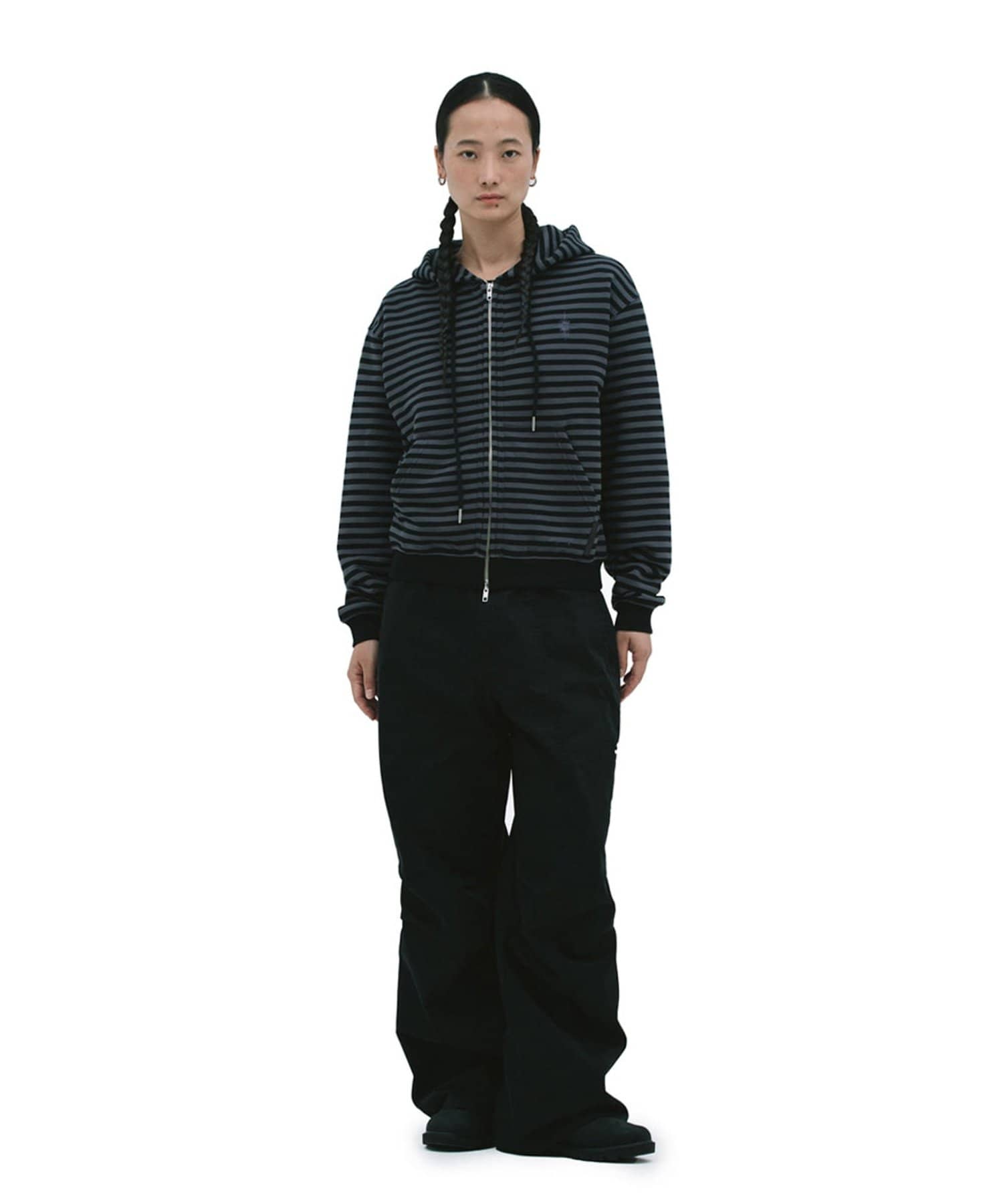 CIAOPANIC(チャオパニック) 【DEFGARMENTS】STRIPE HOOD ZIP UP