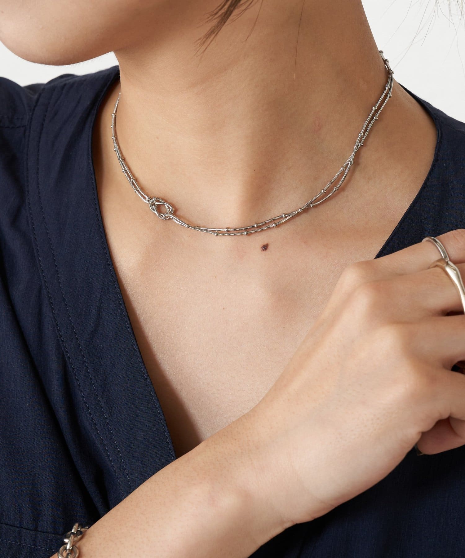 Jena　espace merveilleux(ジェナ　エスパスメルヴェイユ) ムスビナローネックレス