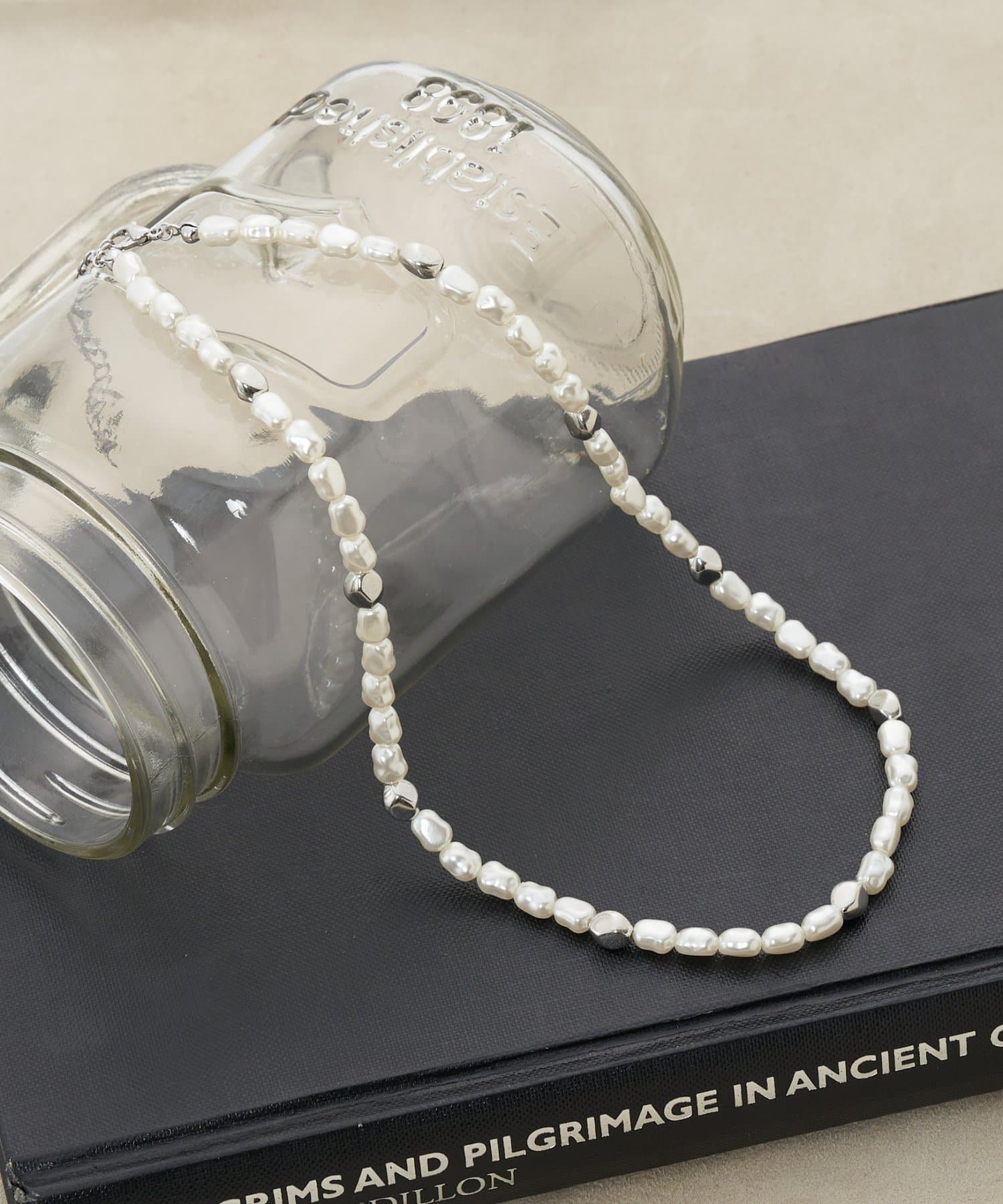 Jena　espace merveilleux(ジェナ　エスパスメルヴェイユ) ミックスパールネックレス