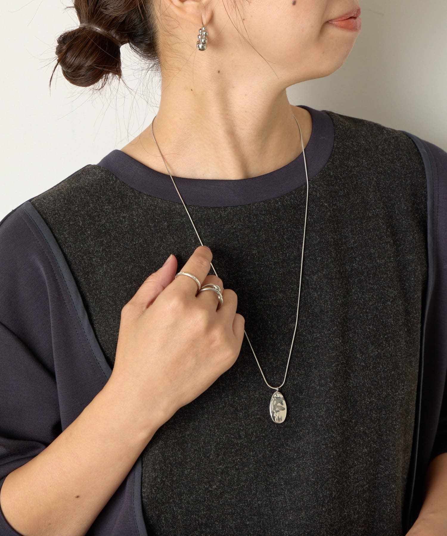 Jena　espace merveilleux(ジェナ　エスパスメルヴェイユ) パーツデザインネックレス