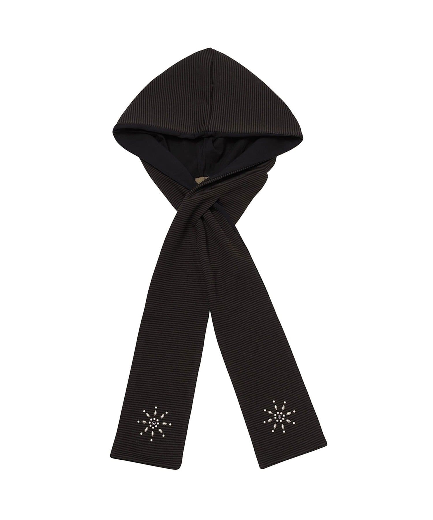 CIAOPANIC(チャオパニック) 【DEFGARMENTS】STRIPE HOOD MUFFLER