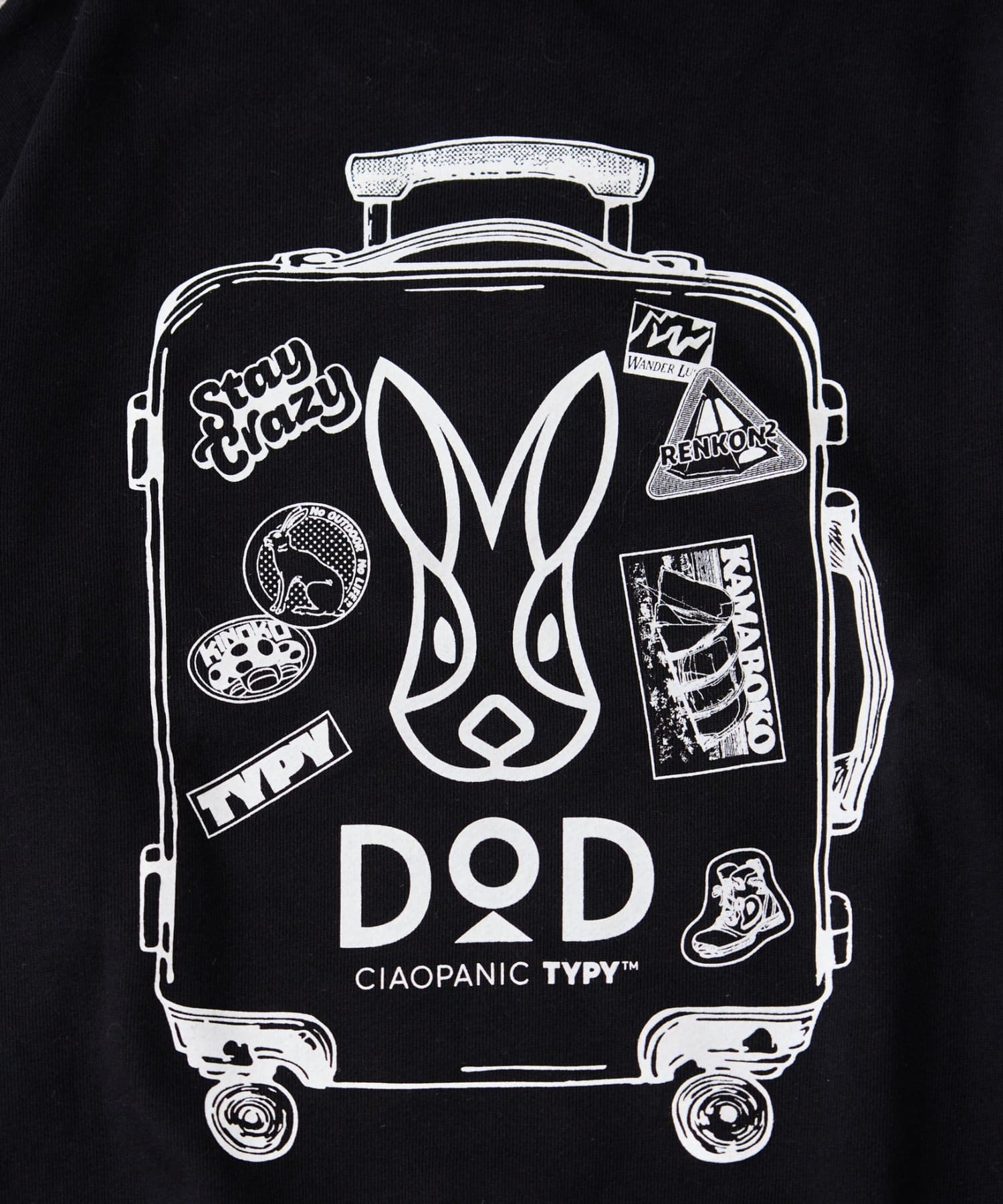 CIAOPANIC TYPY(チャオパニックティピー) PALCLOSET・店舗限定/【DOD】【KIDS】ピッカリーノブラックタビット