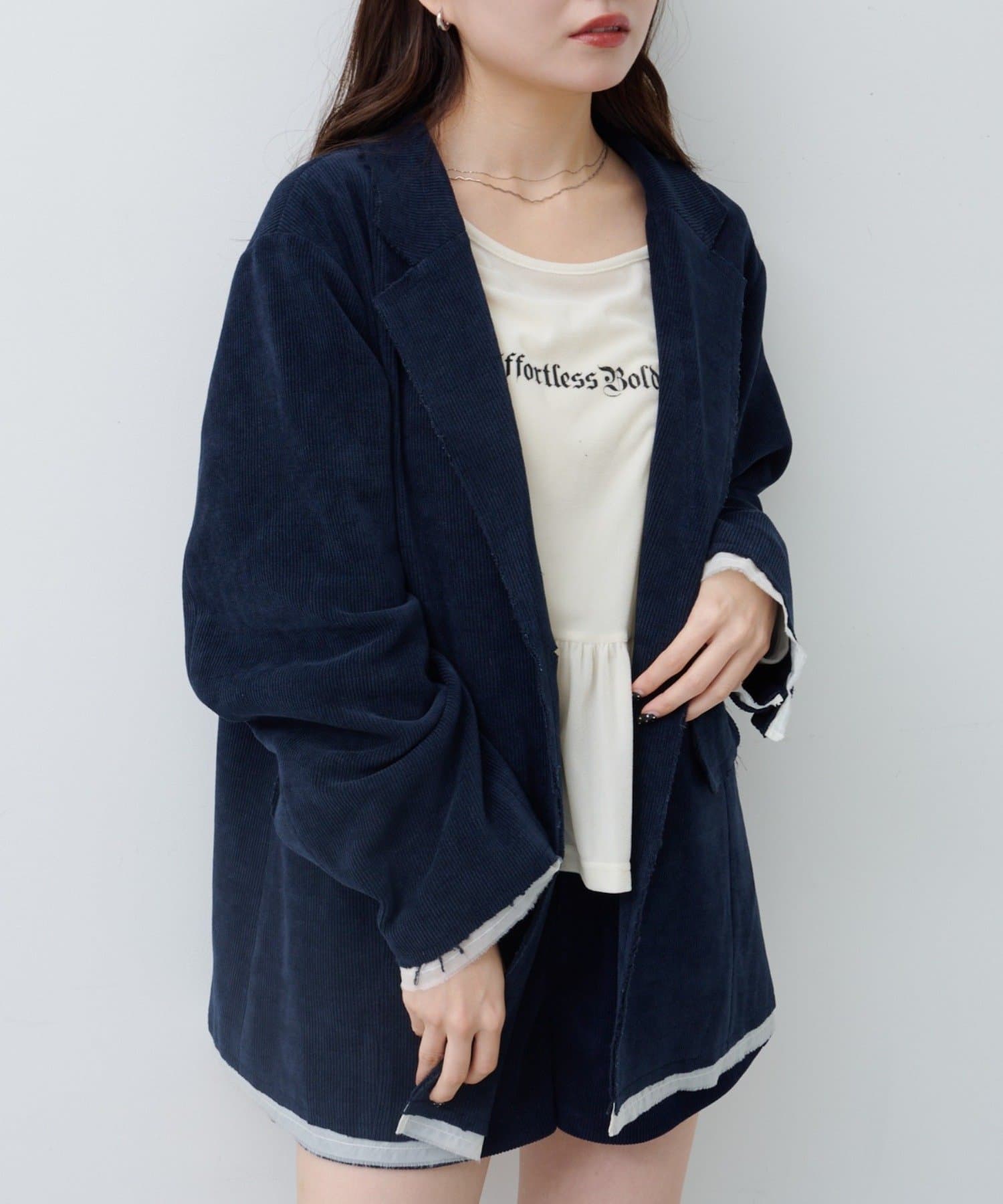 Kastane(カスタネ) 【セットアップ対応】コーデュロイライナージャケット