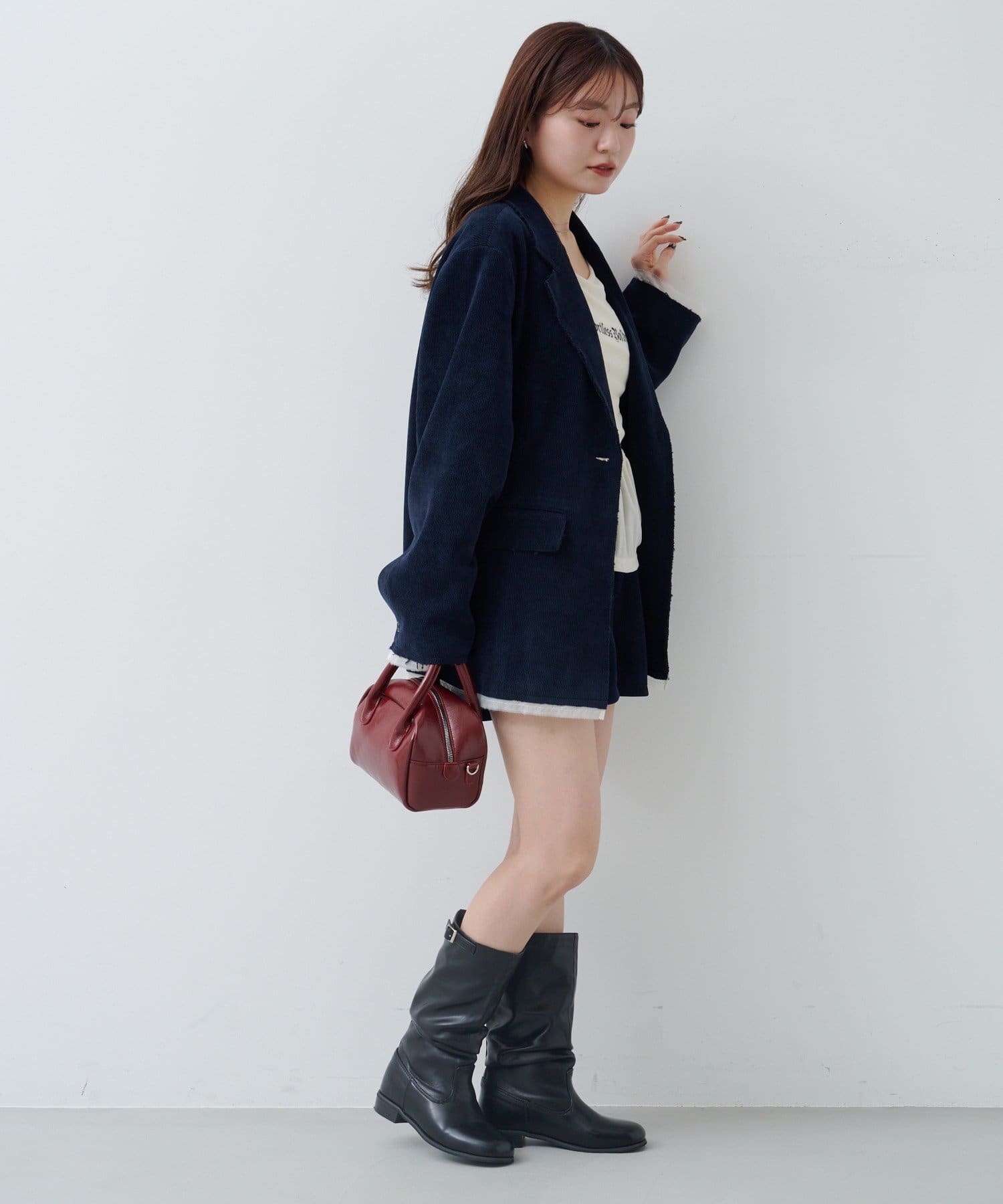 Kastane(カスタネ) 【裏地付き/セットアップ対応】コーデュロイライナージャケット