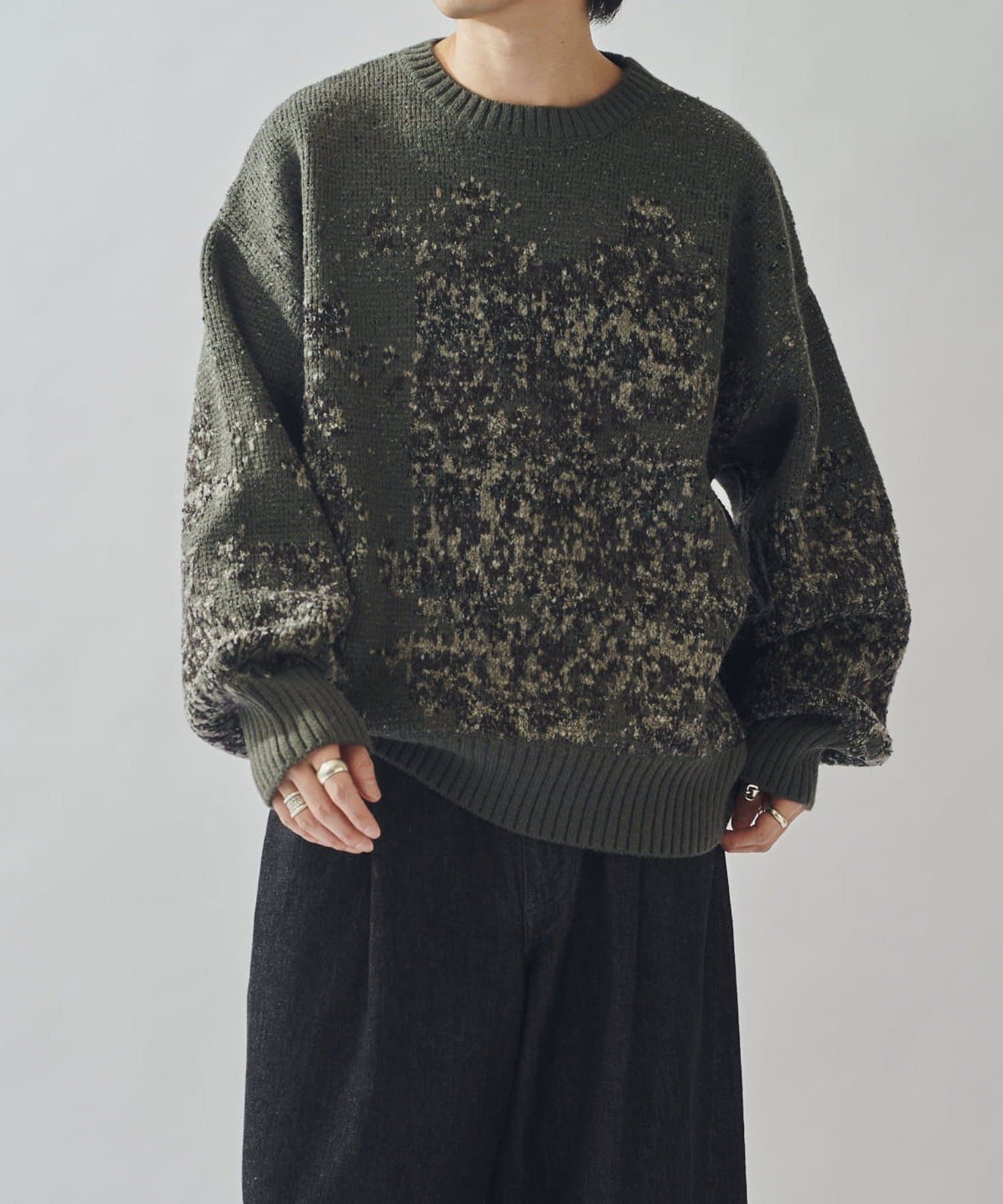 Lui's(ルイス) ジャガードモールニット