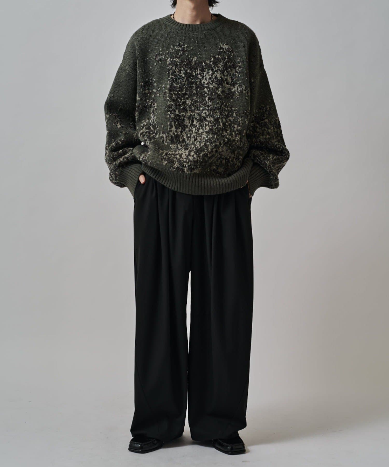 Lui's(ルイス) ジャガードモールニット