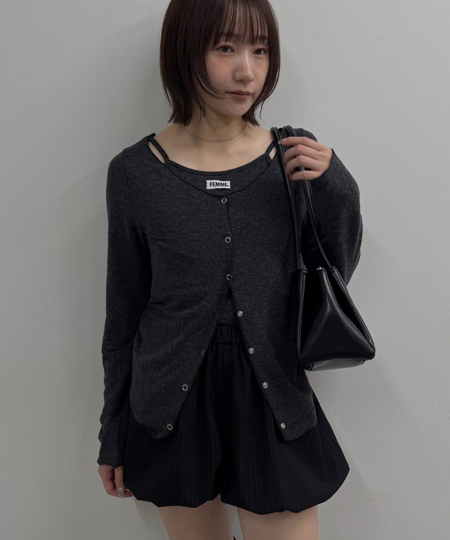 mline(エムライン) [mline]レイヤーロゴTシャツ