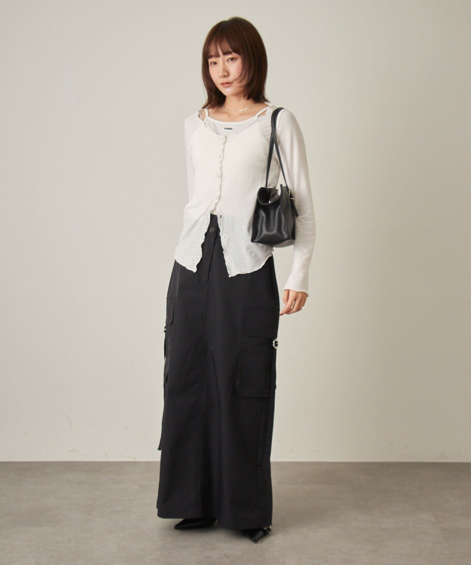 mline(エムライン) [mline]レイヤーロゴTシャツ