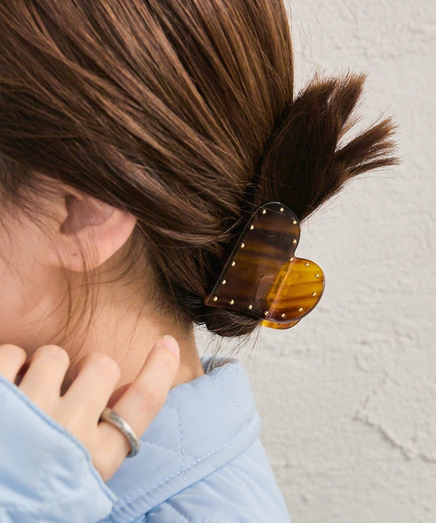 mystic(ミスティック) マーブルハートヘアクリップ