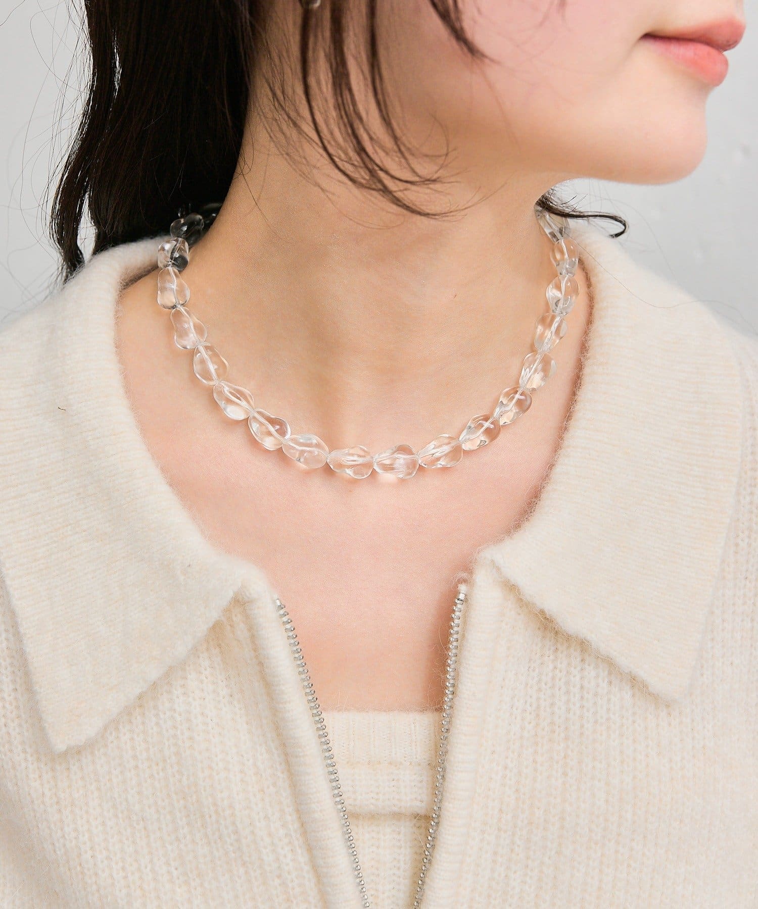 mystic(ミスティック) クリアストーン ネックレス