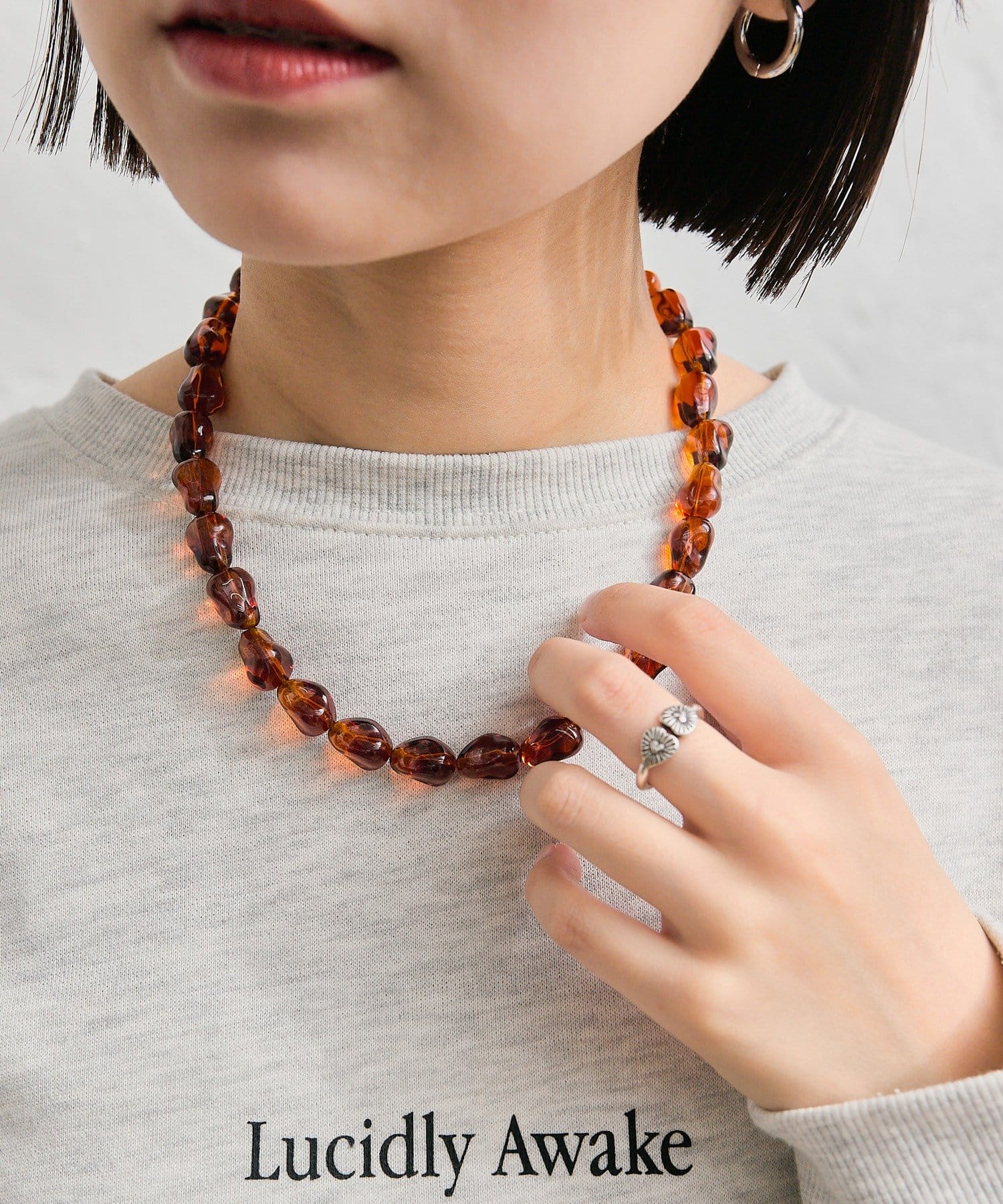 mystic(ミスティック) クリアストーン ネックレス