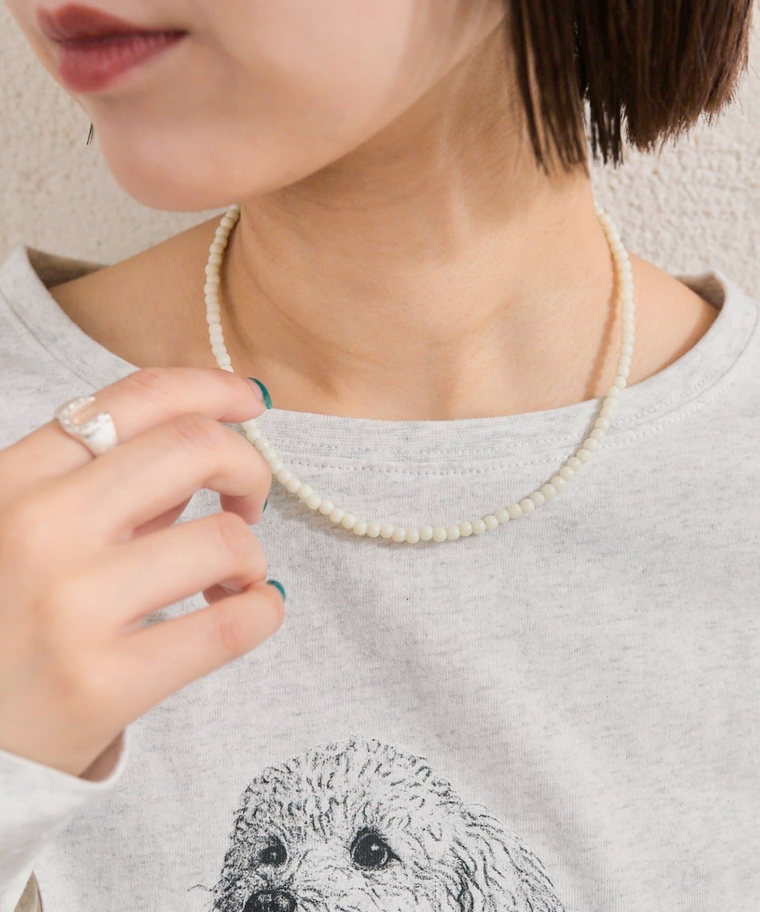 mystic(ミスティック) カラービーズネックレス