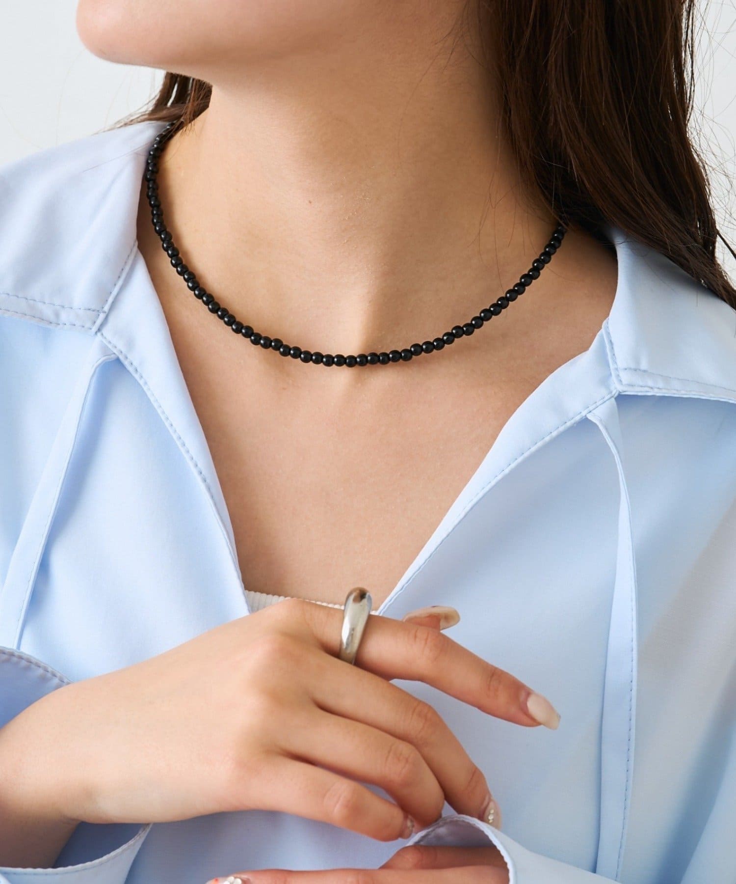 mysticのカラービーズネックレス