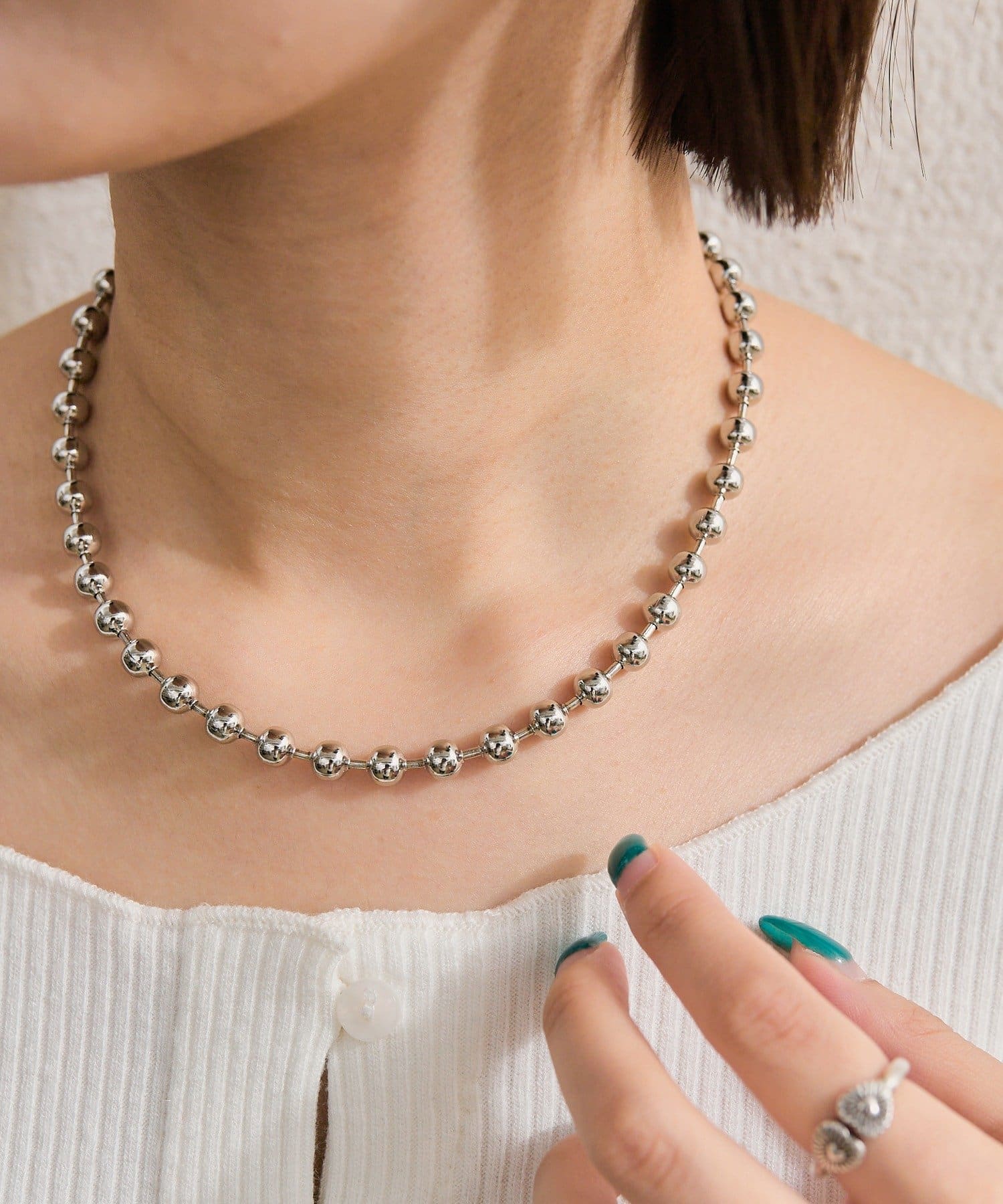 mystic(ミスティック) ボールチェーンネックレス