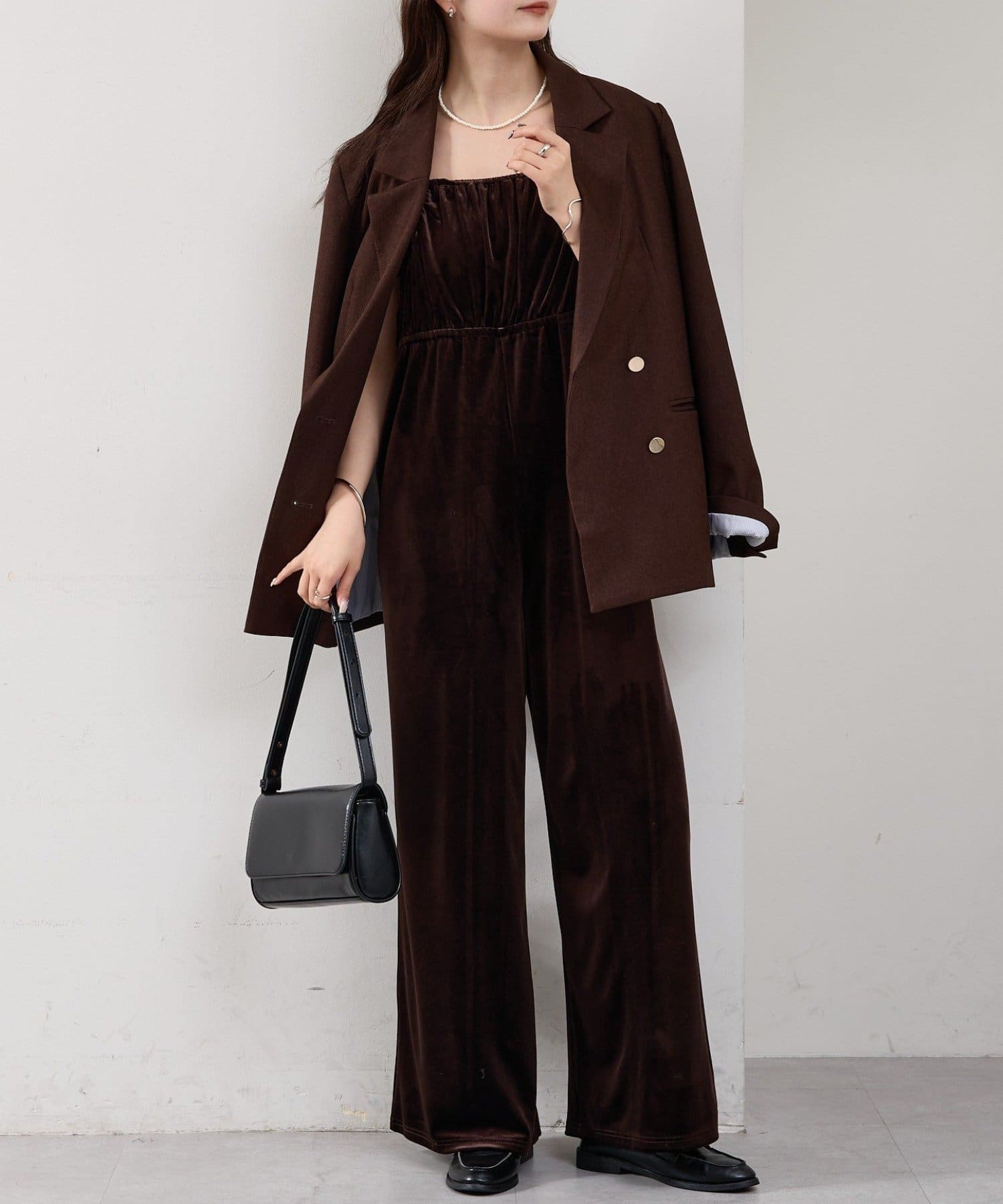 mystic(ミスティック) ベロアフリルオールインワン