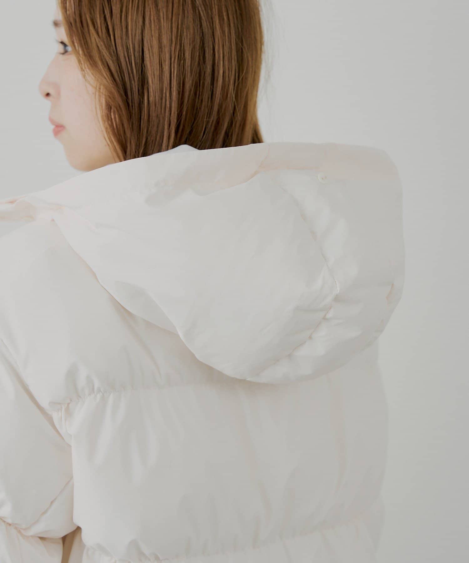 Chico(チコ) 【新色追加】ファー取り外しミドルルーズ中綿ブルゾン