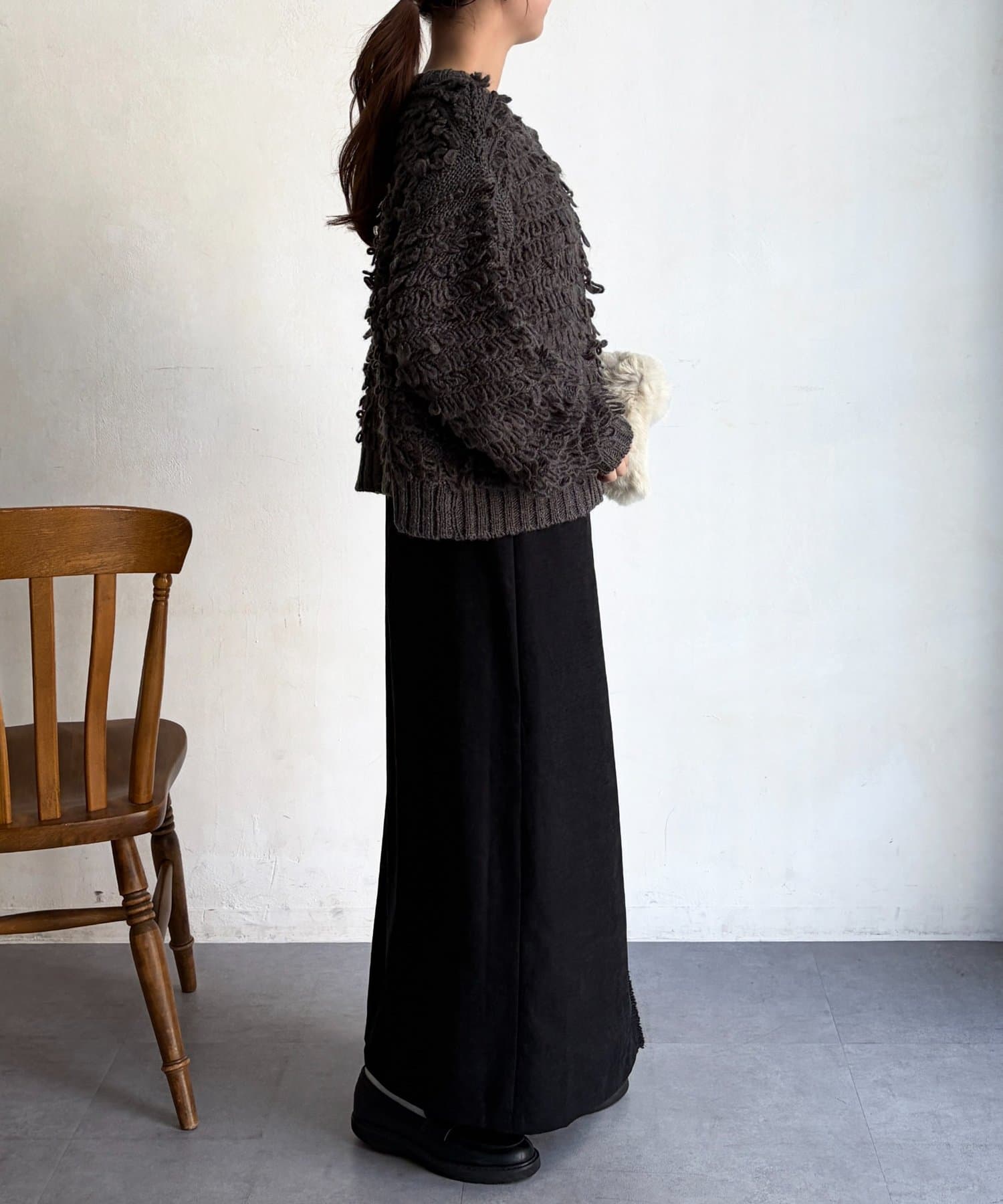 Chez toi(シェトワ) ループヤーンカーデ